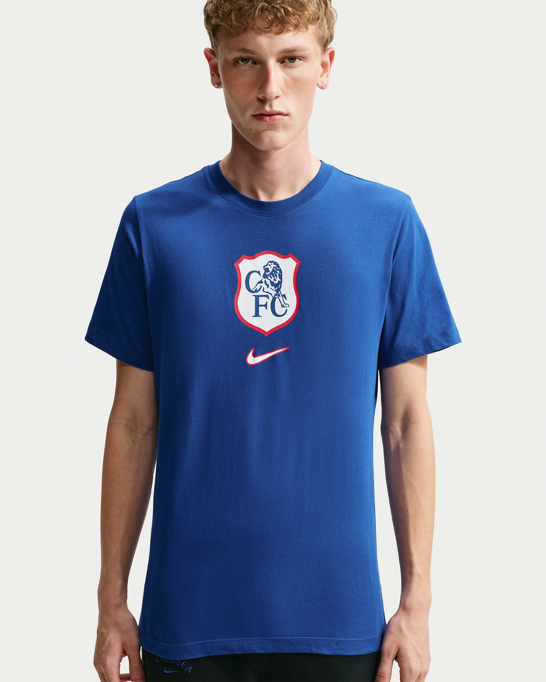 Chelsea F.C. Men's Nike Football T-Shirt - Rush Blue