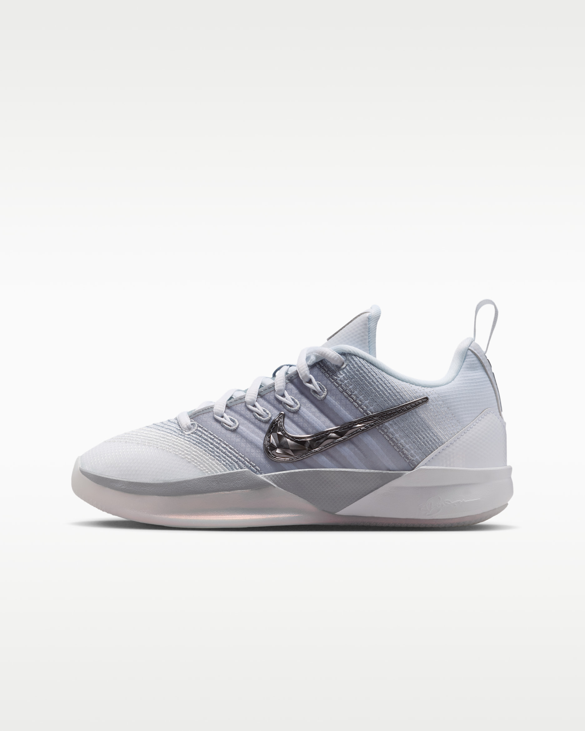 Sabrina 3 "Me vs. Me" Big Kids' Basketball Shoes - White/Wolf Grey/Photon Dust/Metallic Dark Grey