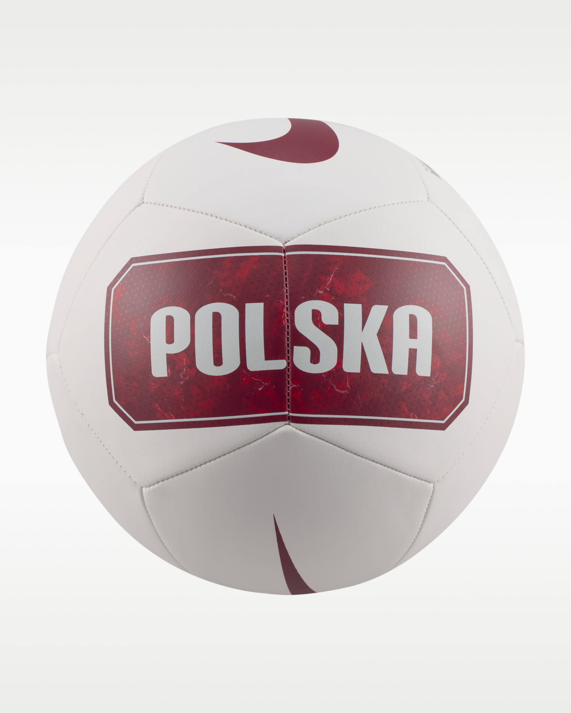 Nike Pitch Ball Polen 2026/27 - Weiß/Noble Red