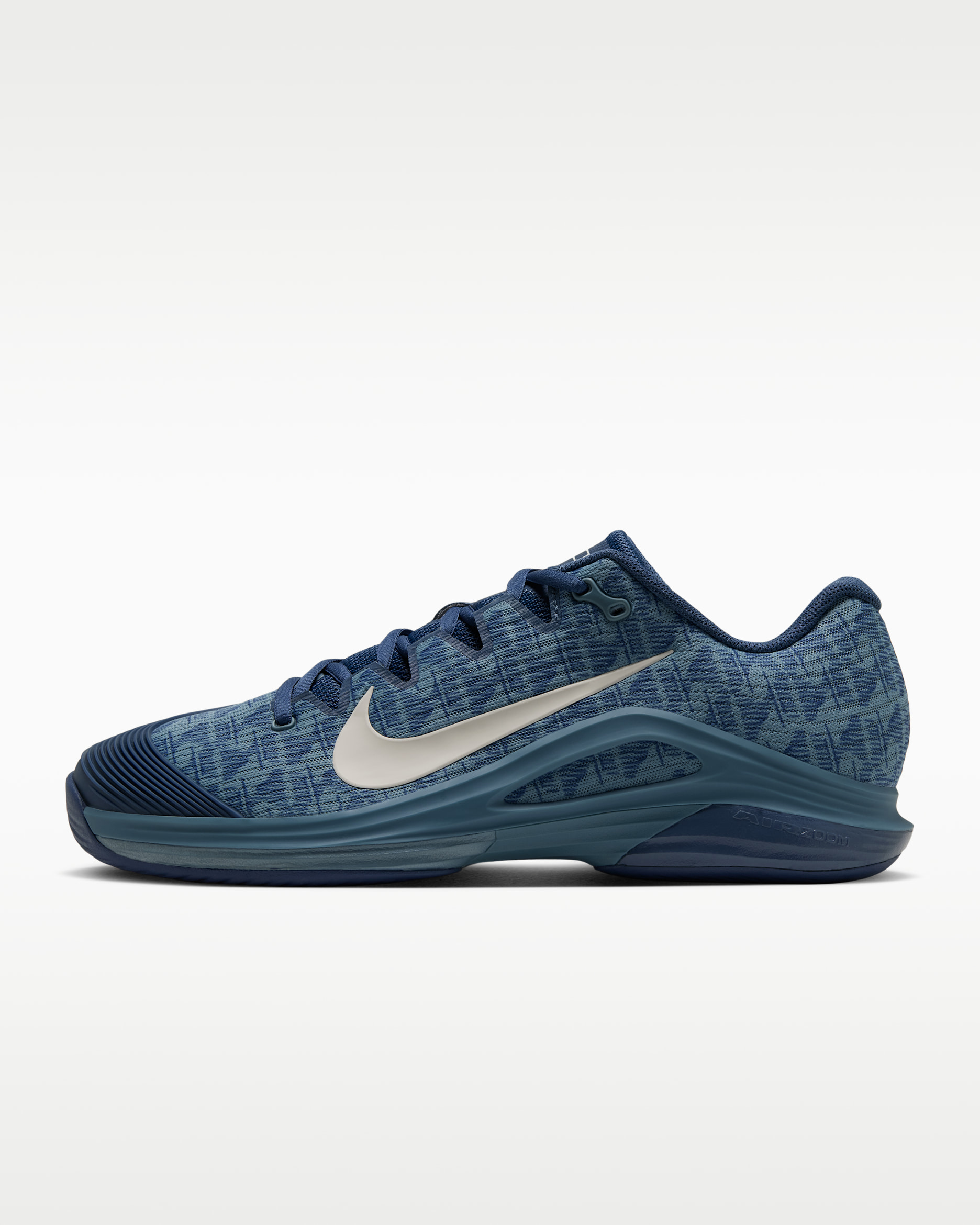 Nike Vapor 12 Men's Hard Court Tennis Shoes - Smokey Blue/New Slate/Sail