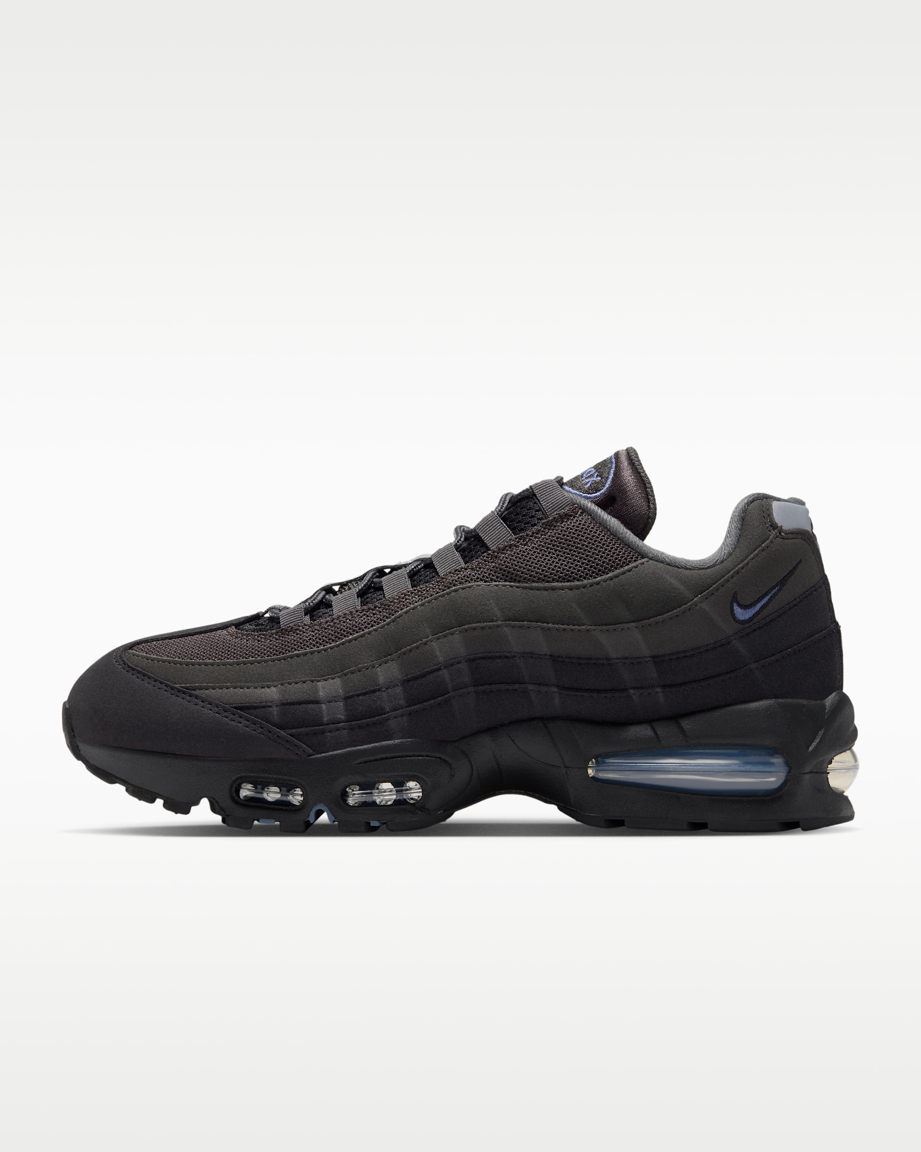 Tenis para hombre Nike Air Max 95 Big Bubble "OG" - Periódico/Negro/Adoquín/Azul difuso