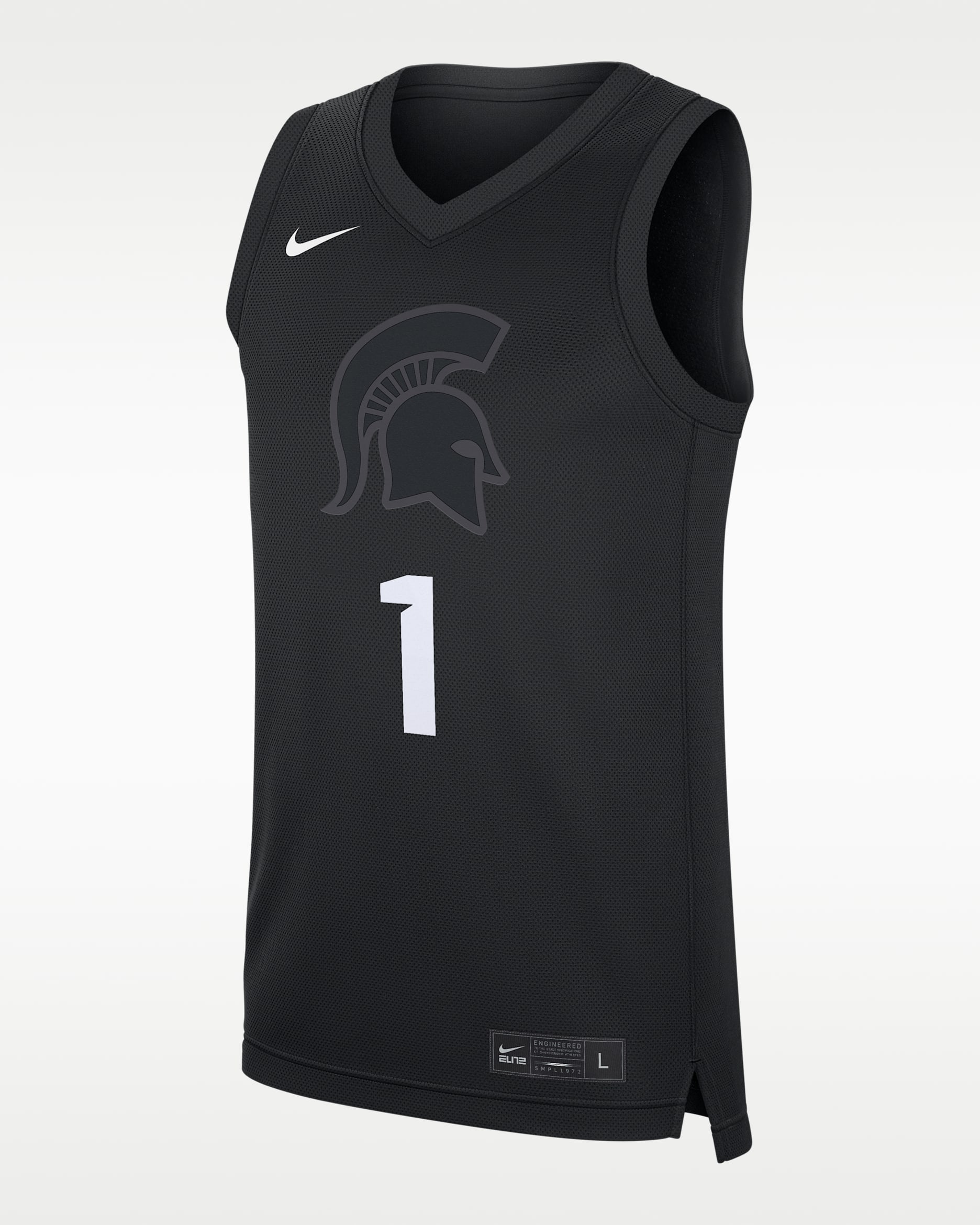 Michigan State Spartans Replica Men's Nike College Basketball Jersey - Black
