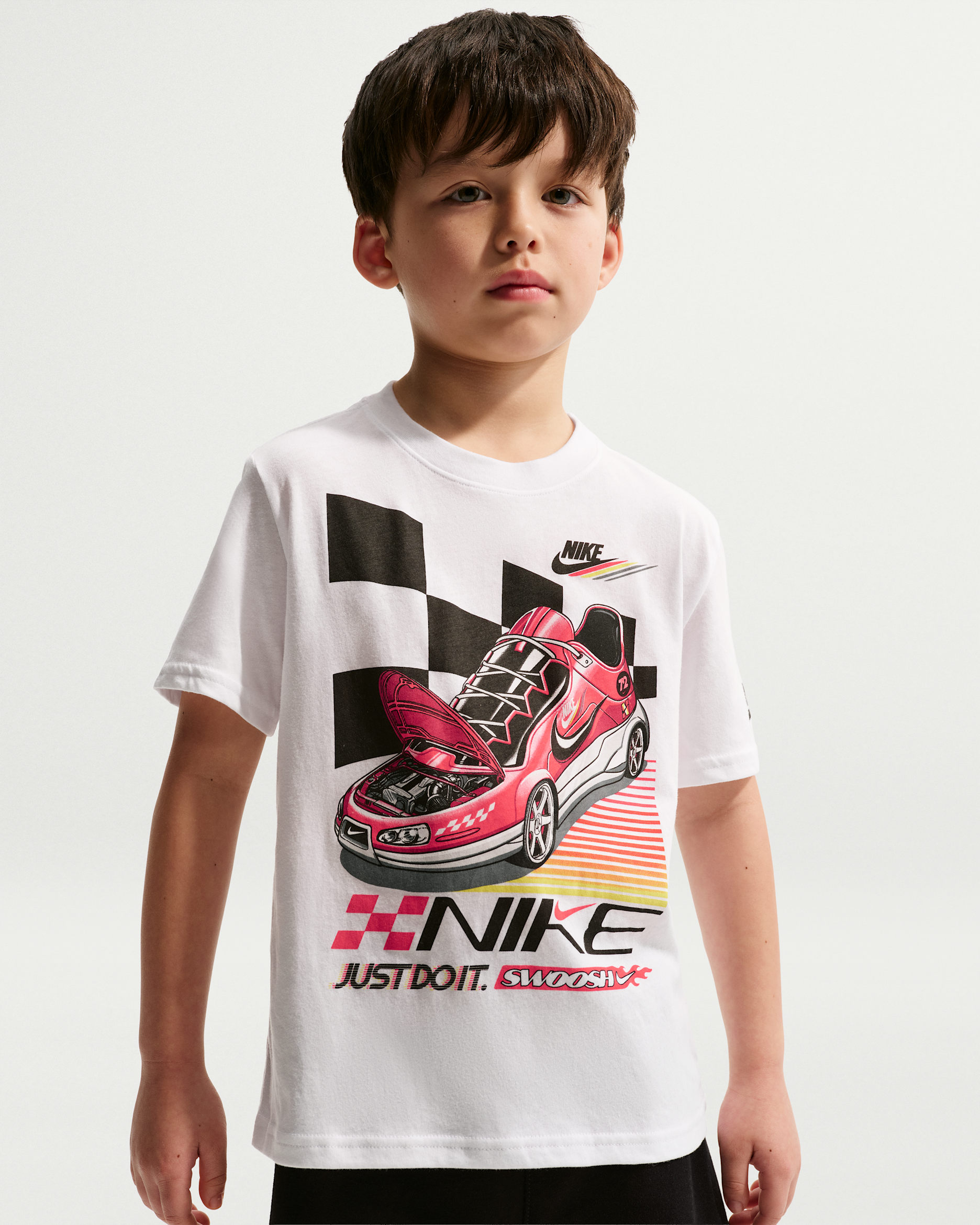 나이키 리틀키즈 빅토리 랩 저지 티셔츠 - 화이트