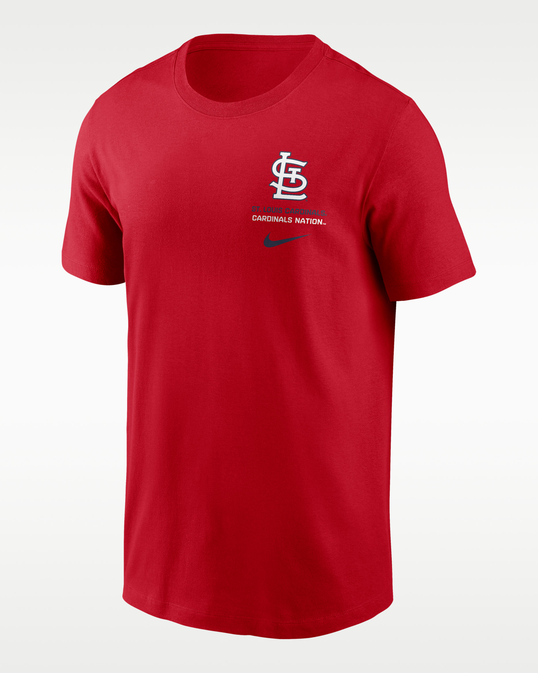 St. Louis Cardinals 2-Hit Men's Nike MLB T-Shirt - Red