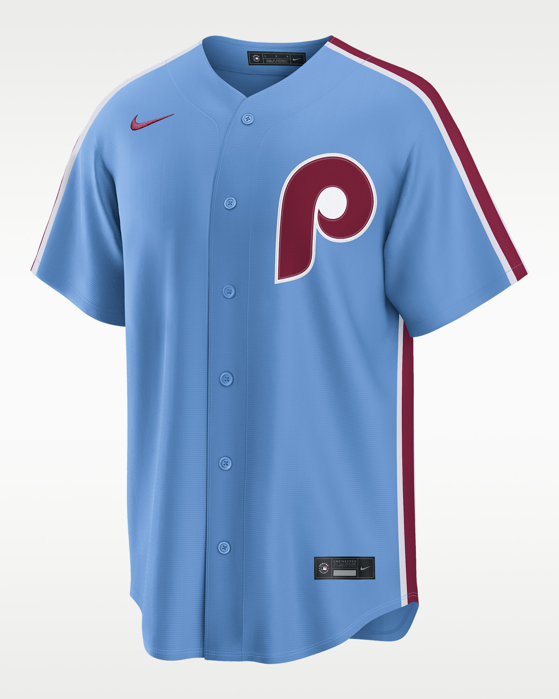 Jersey Nike de la MLB Replica para hombre Bryce Harper Philadelphia Phillies - Azul claro