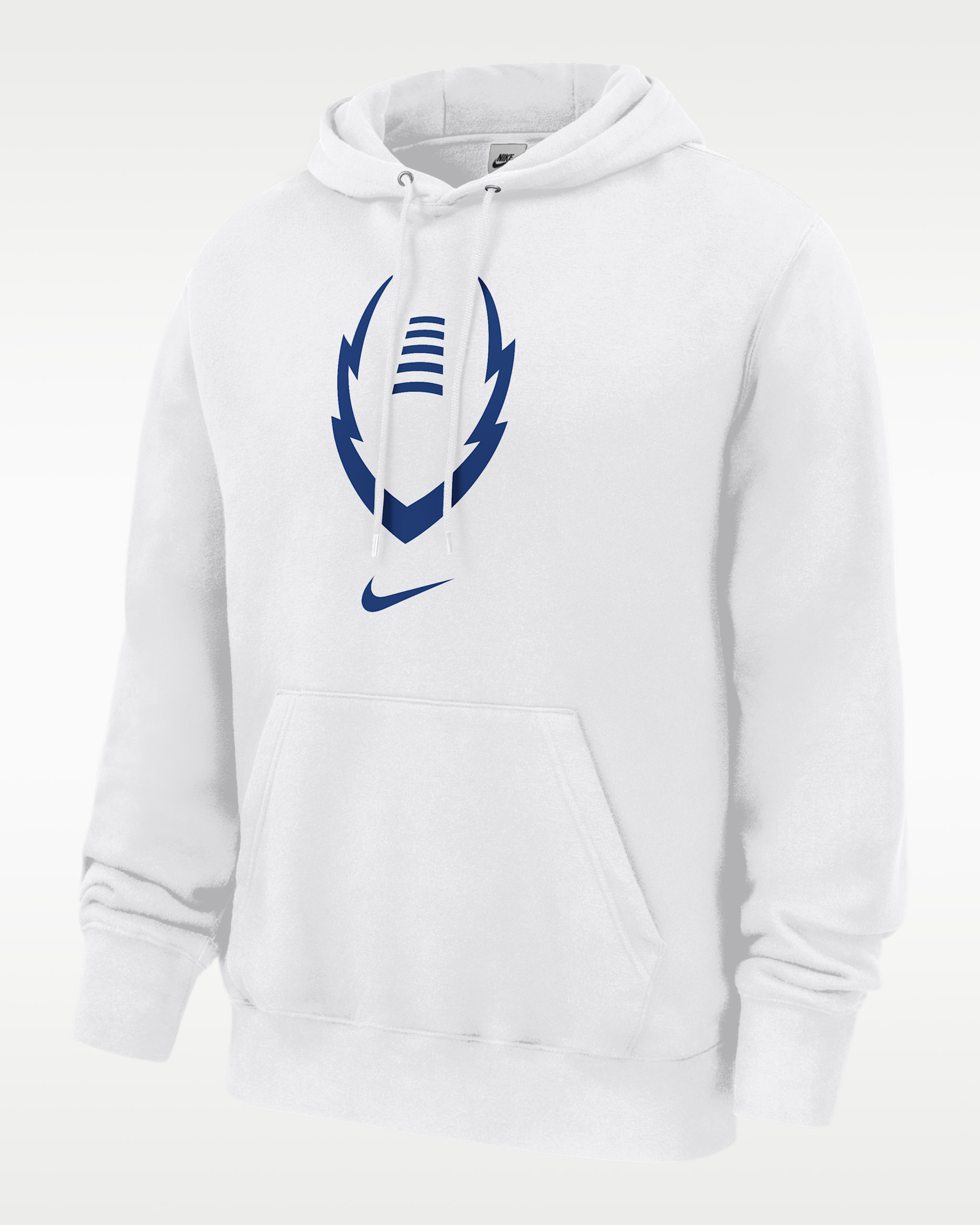 Nike Club Men's Football Pullover Fleece Hoodie - White