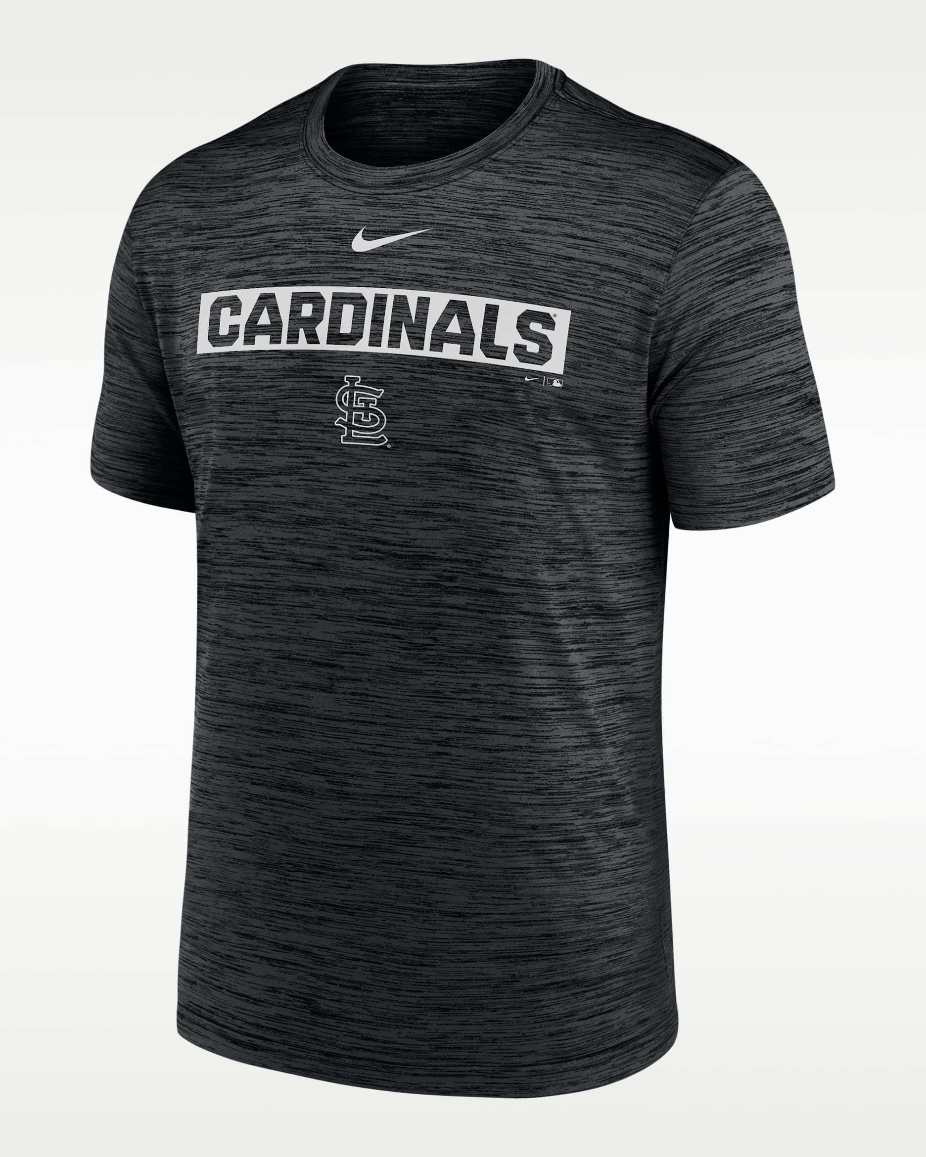 St. Louis Cardinals Velocity Men's Nike Dri-FIT MLB T-Shirt - Black