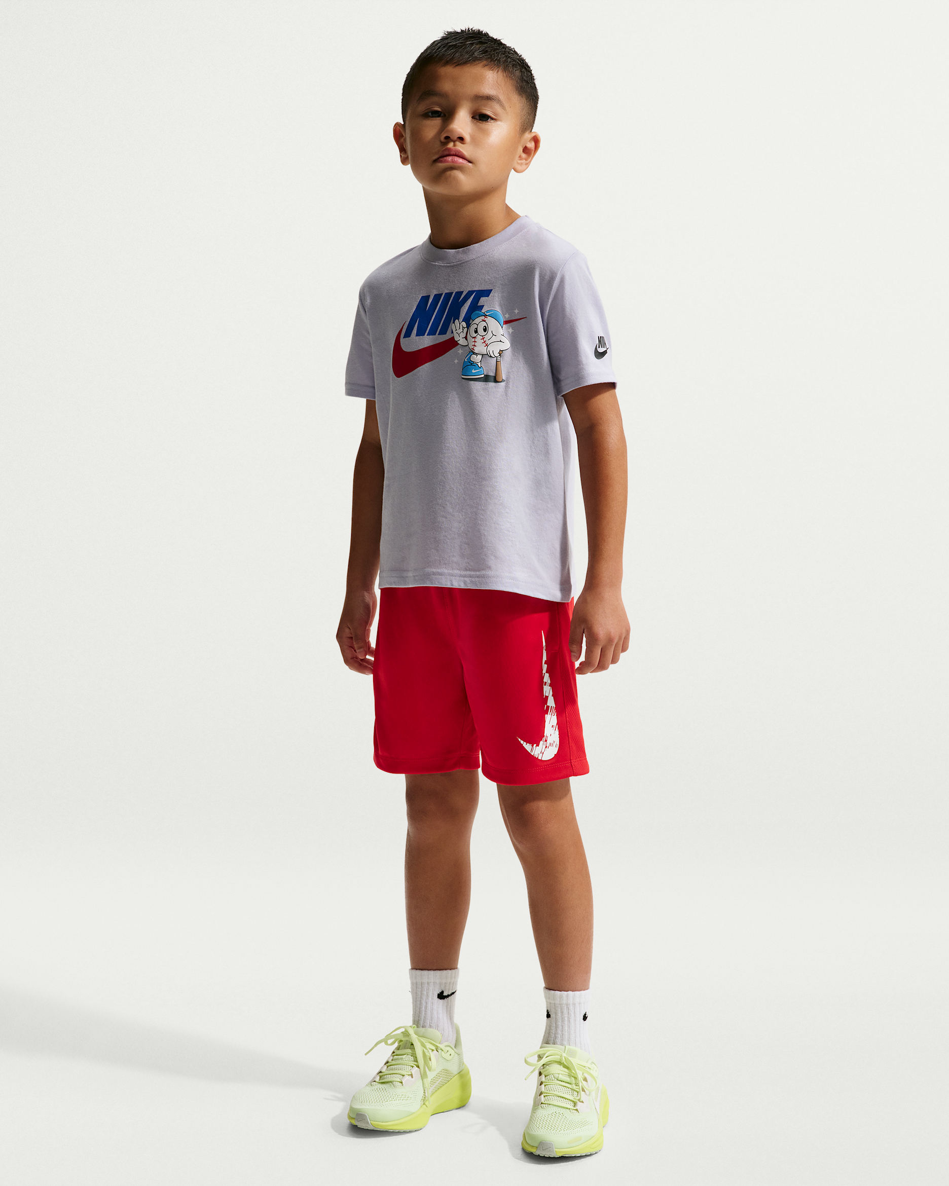 Nike Little Kids' Dri-FIT Trophy Shorts - University Red