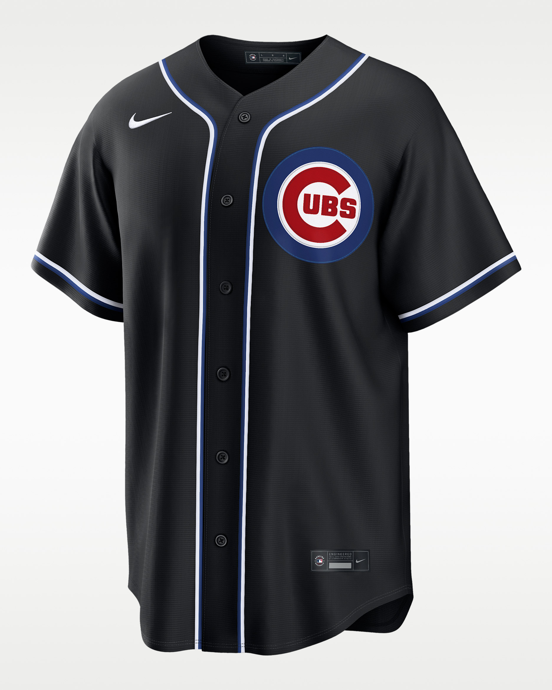 Pete Crow-Armstrong Chicago Cubs Men's Nike MLB Replica Fashion Jersey - Black/White