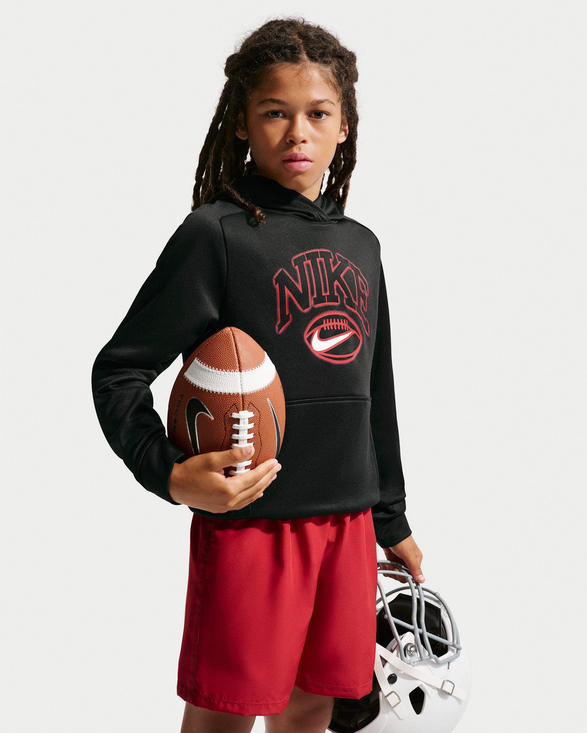 Nike Trophy Older Kids' (Boys') Therma-FIT Pullover Hoodie - Black