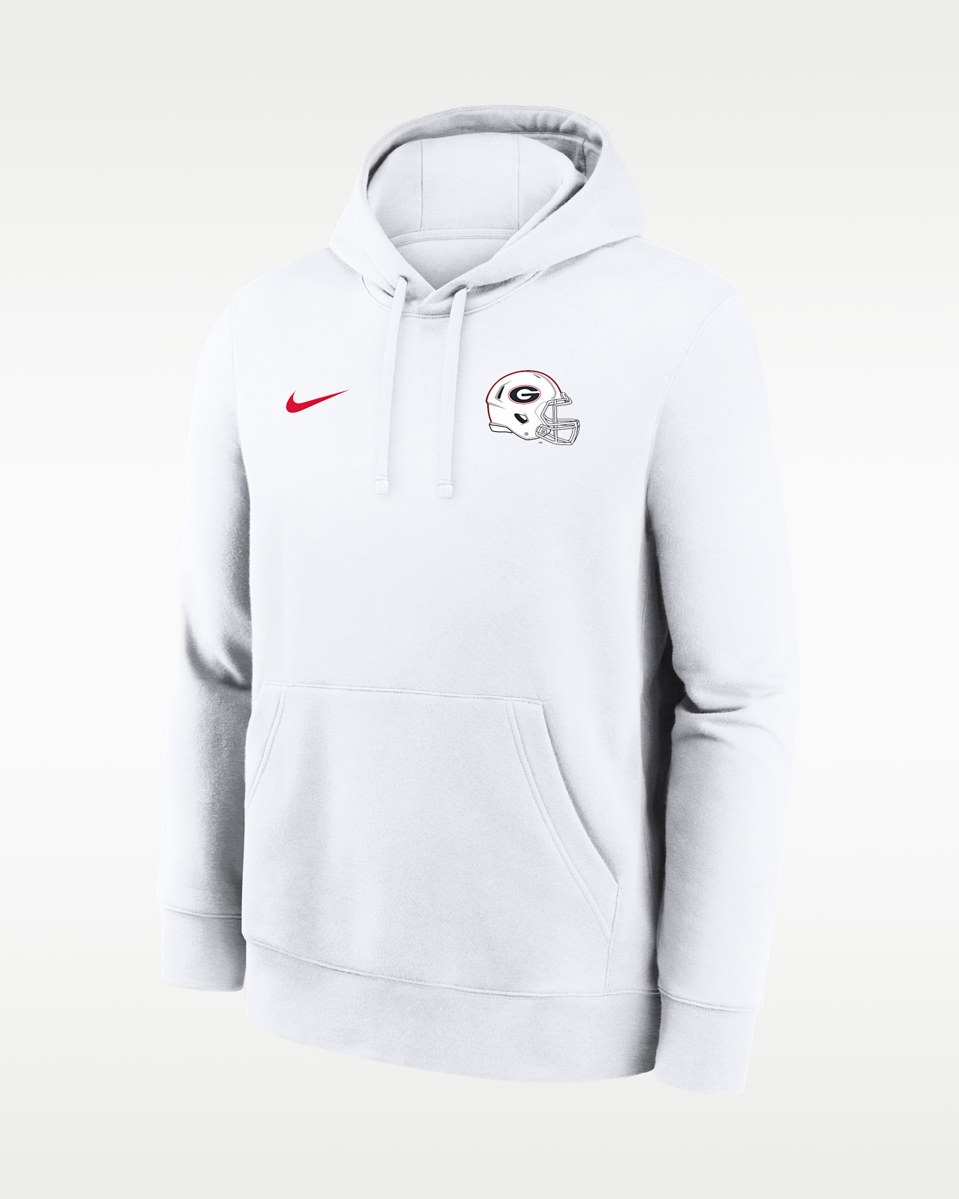 Georgia 2026 White Out Dress Code Men's Nike College Pullover Hoodie - White