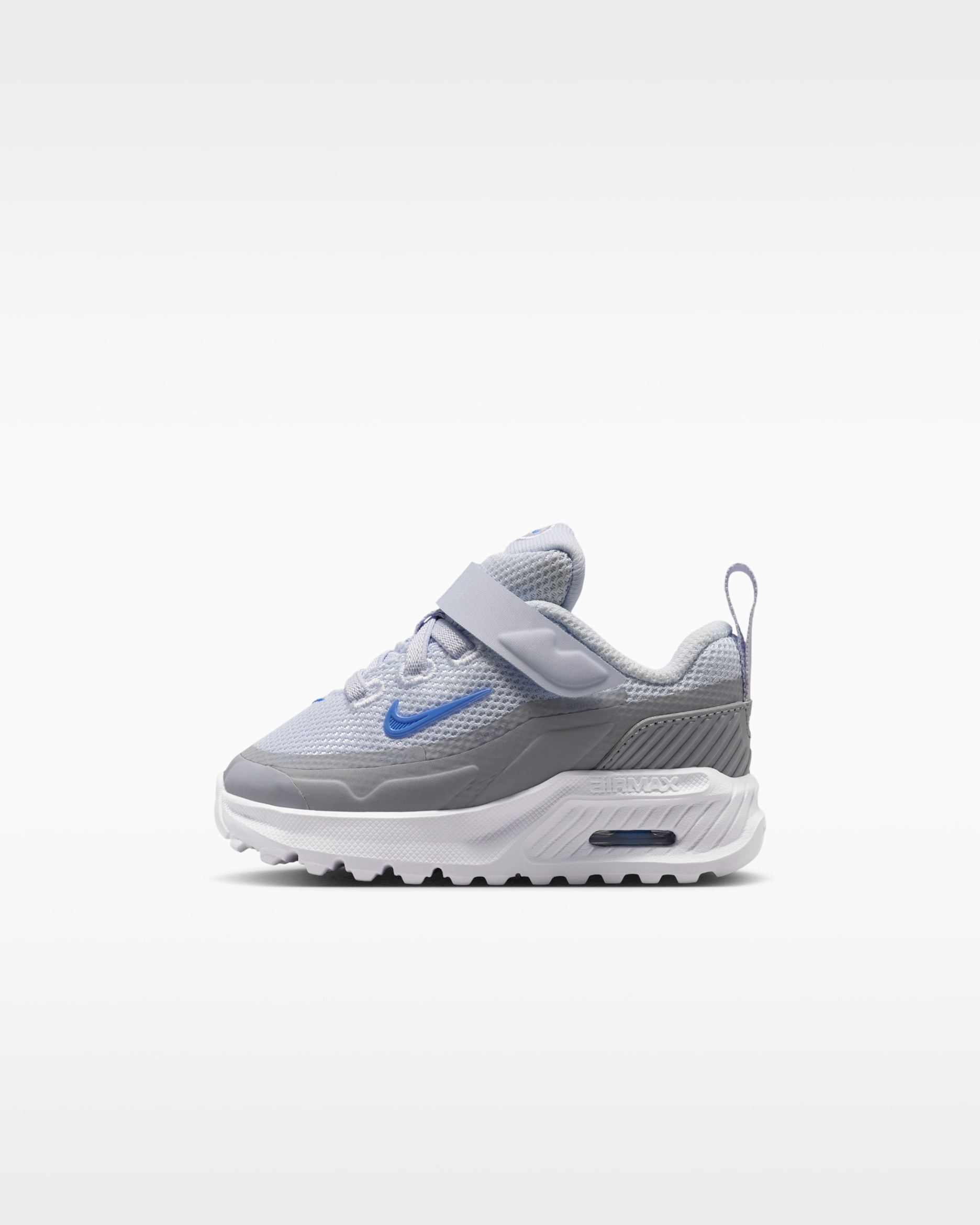 Nike Air Max Bia Baby/Toddler Shoes - Football Grey/Wolf Grey/White/Blue Crystal