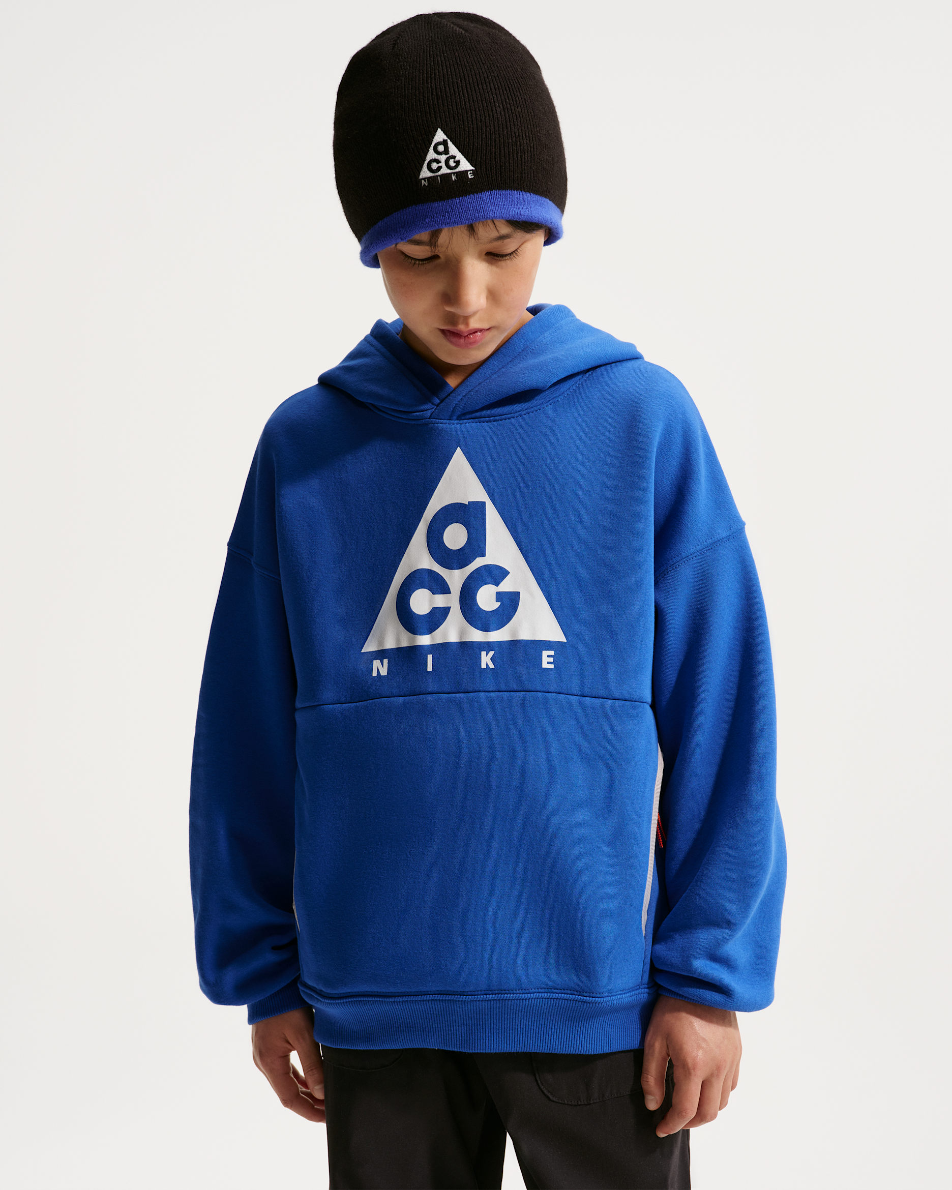 Nike ACG Big Kids' Fleece Hoodie - Hyper Royal