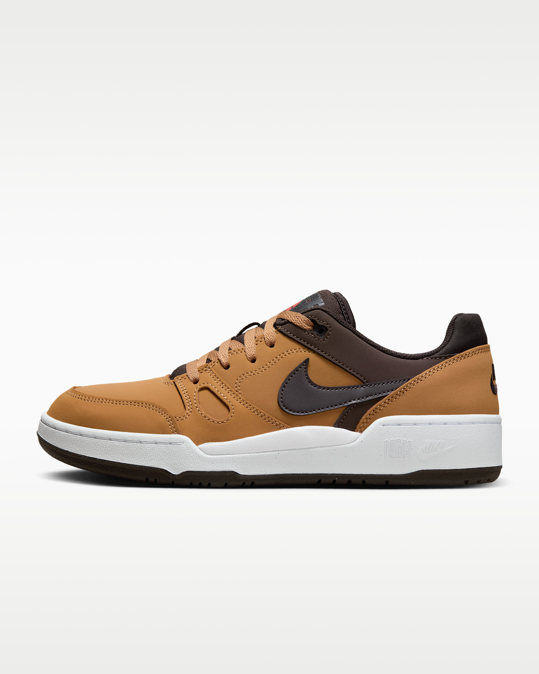 Nike Full Force Low Premium Men's Shoes - Flax/Baroque Brown/White/Velvet Brown
