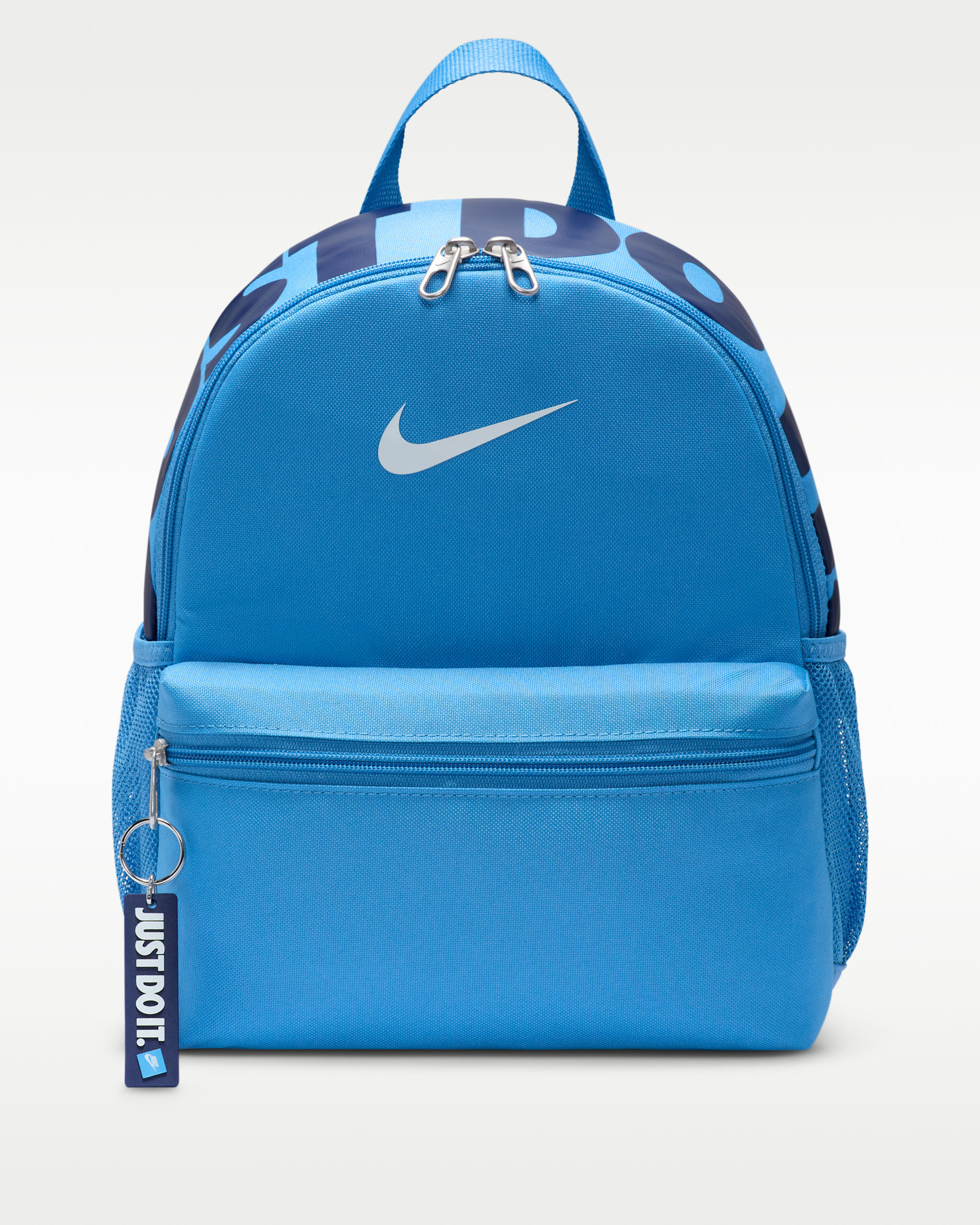 Minimochila para niños Nike Brasilia JDI (11 L) - Azul extremo/Azul vacío/Blanco cumbre