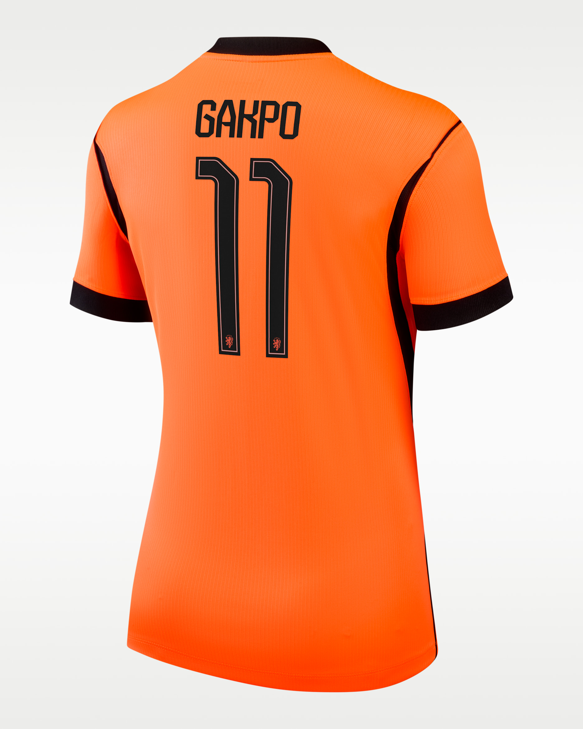 Cody Gakpo Netherlands National Team 2026 Stadium Home Women's Nike Dri-FIT Soccer Jersey - Orange