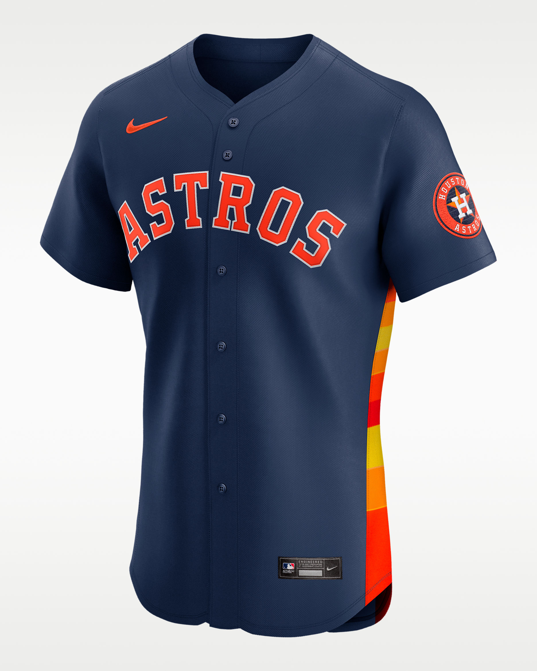 Houston Astros Men's Nike Dri-FIT ADV MLB Elite Jersey - Navy