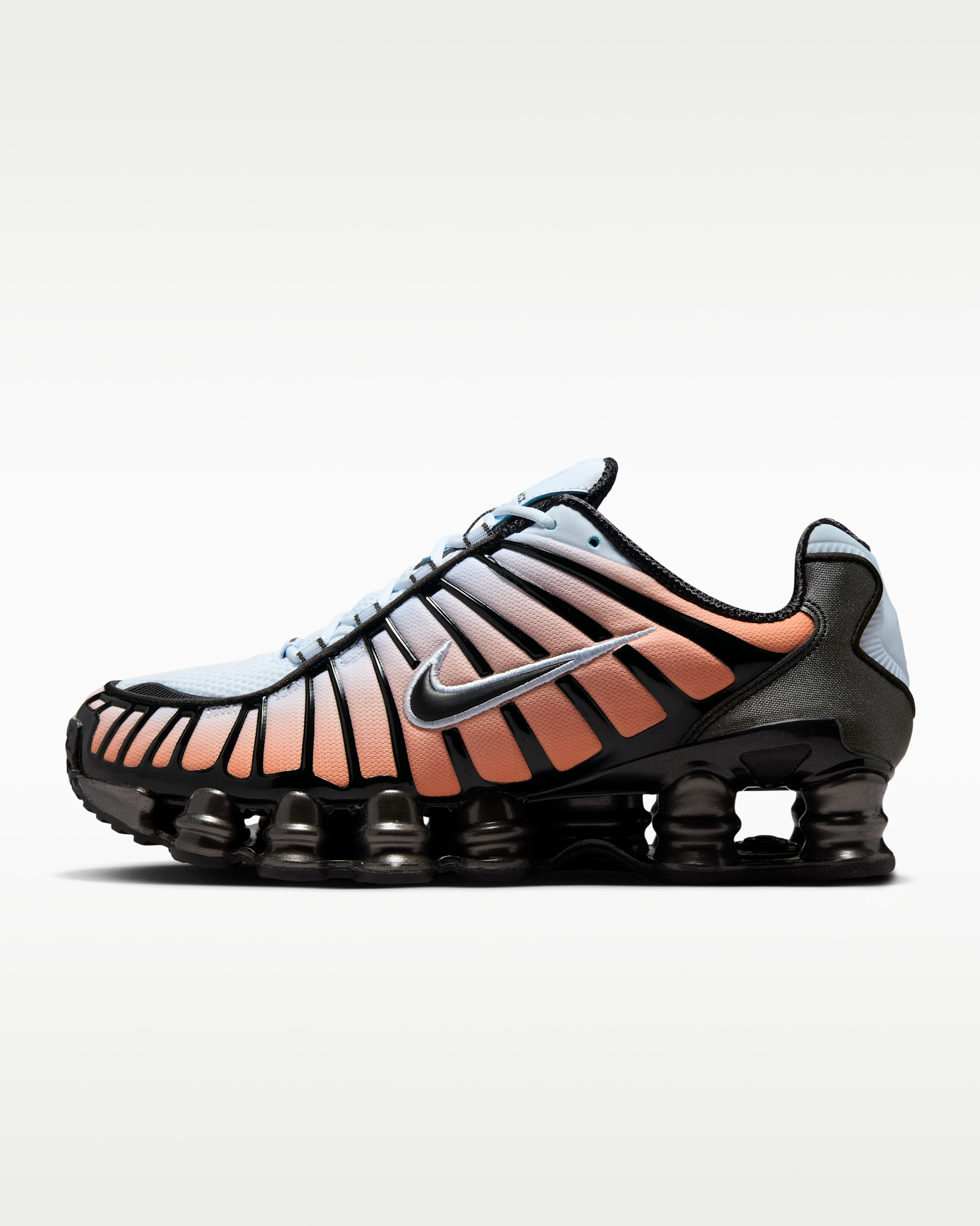 Nike Shox TL Women's Shoes - Blue Tint/Total Orange/Black