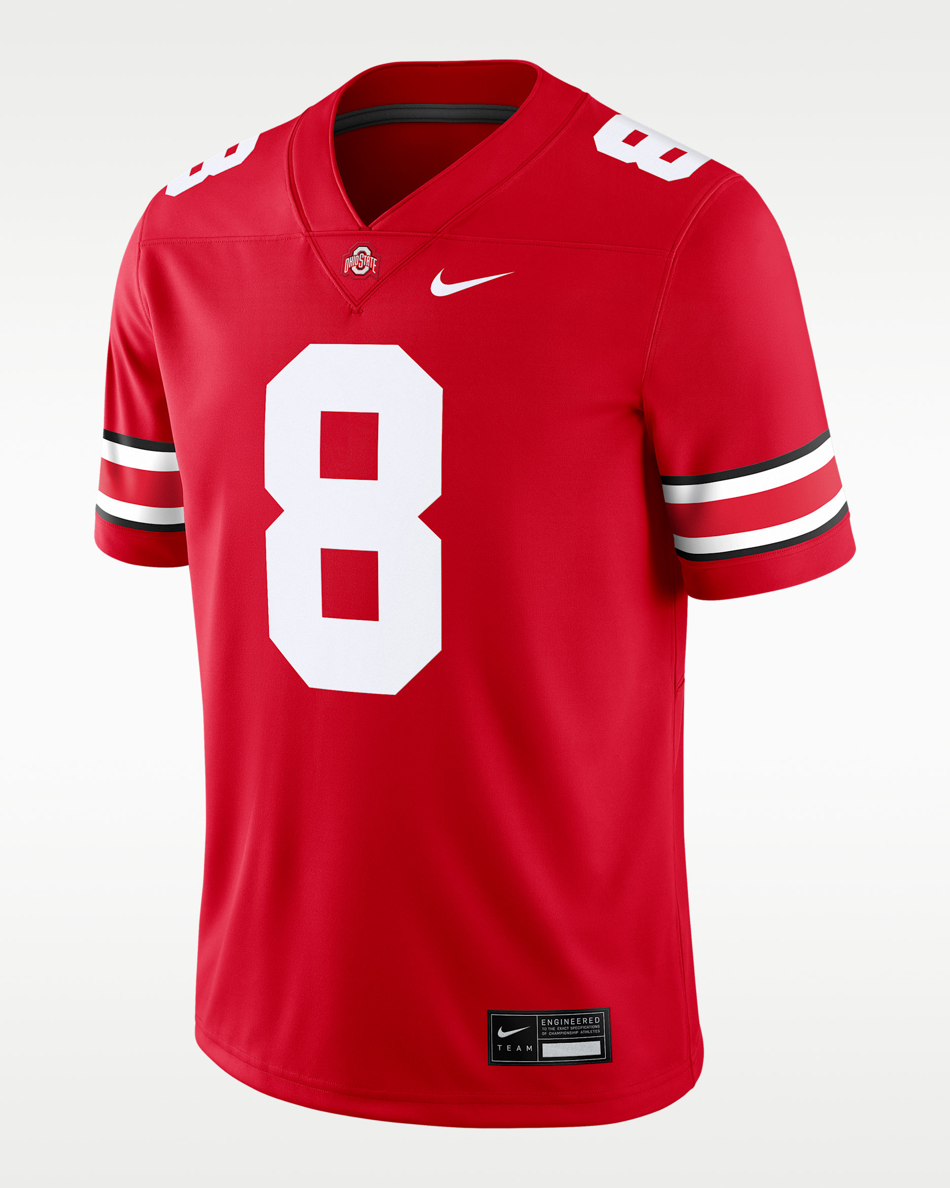 Arvell Reese Ohio State Buckeyes 2026 NFL First Draft Pick Men's Nike NFL Game Jersey - Red