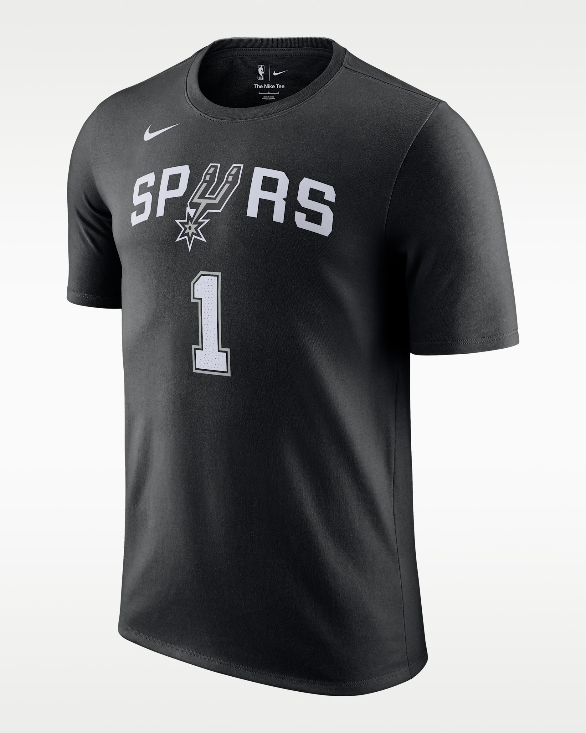 San Antonio Spurs Men's Nike NBA T-Shirt - Black