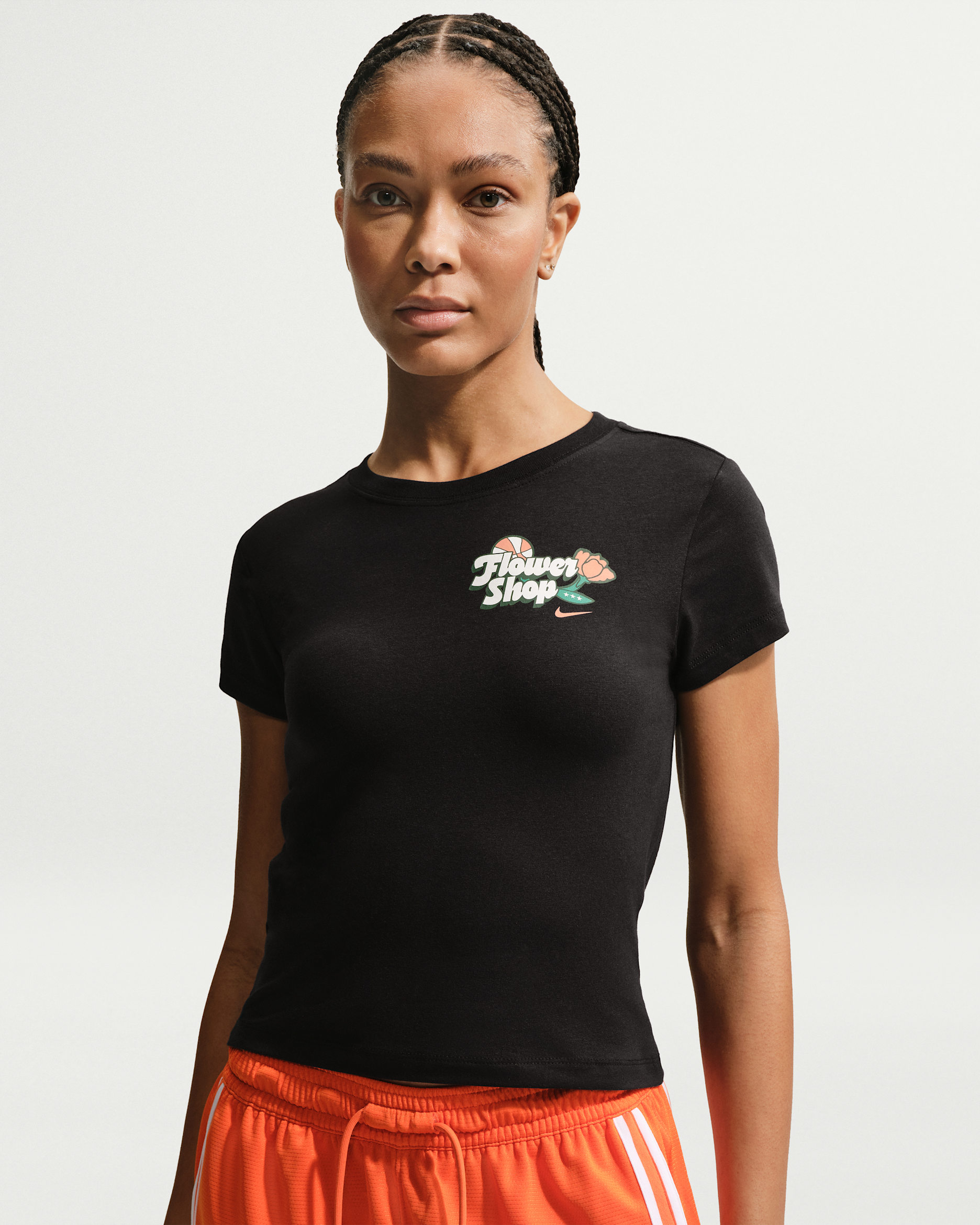 Nike Women's Short-Sleeve Graphic Basketball T-Shirt - Black