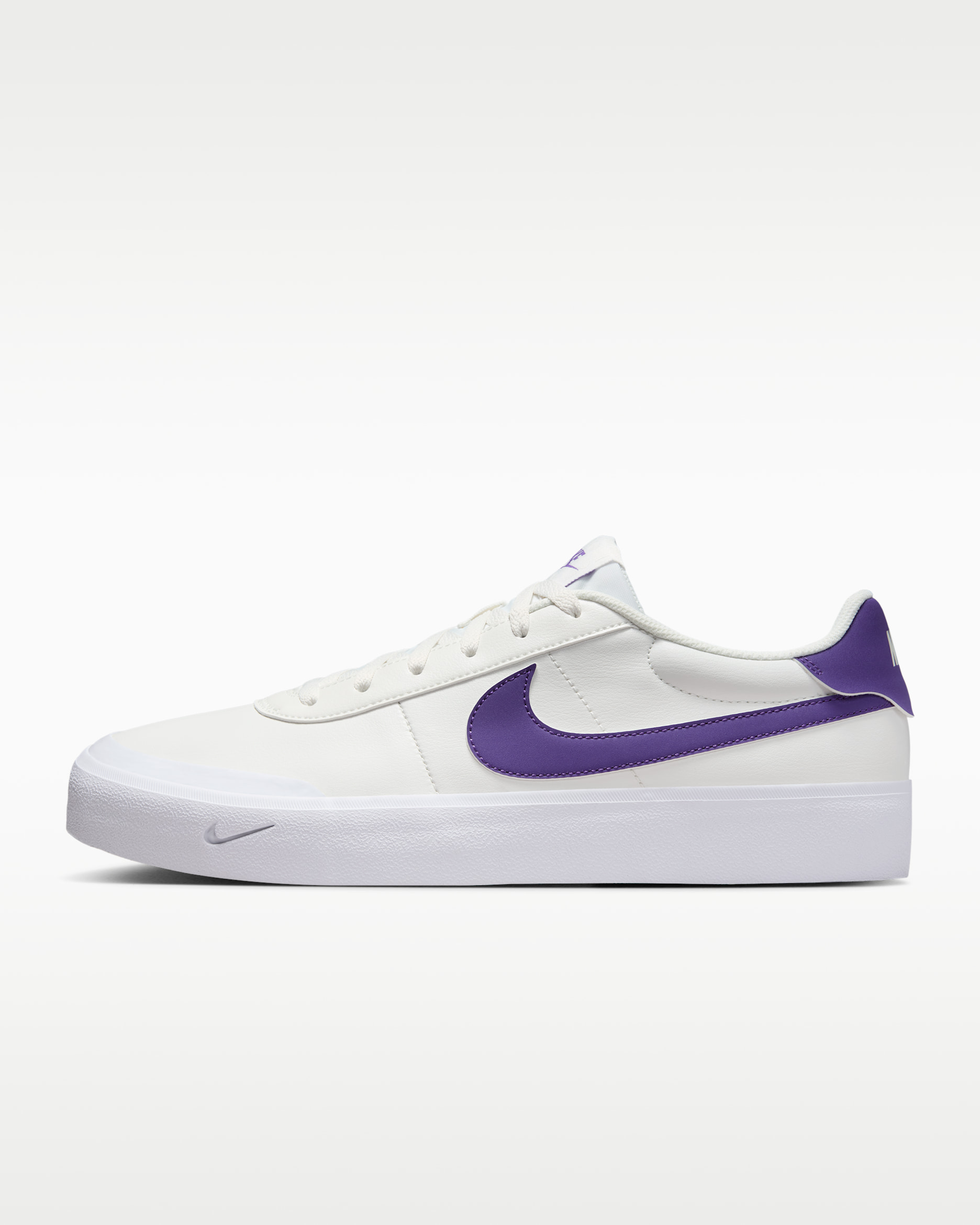 Tenis para hombre Nike Court Shot - Blanco cumbre/Blanco/Morado cancha