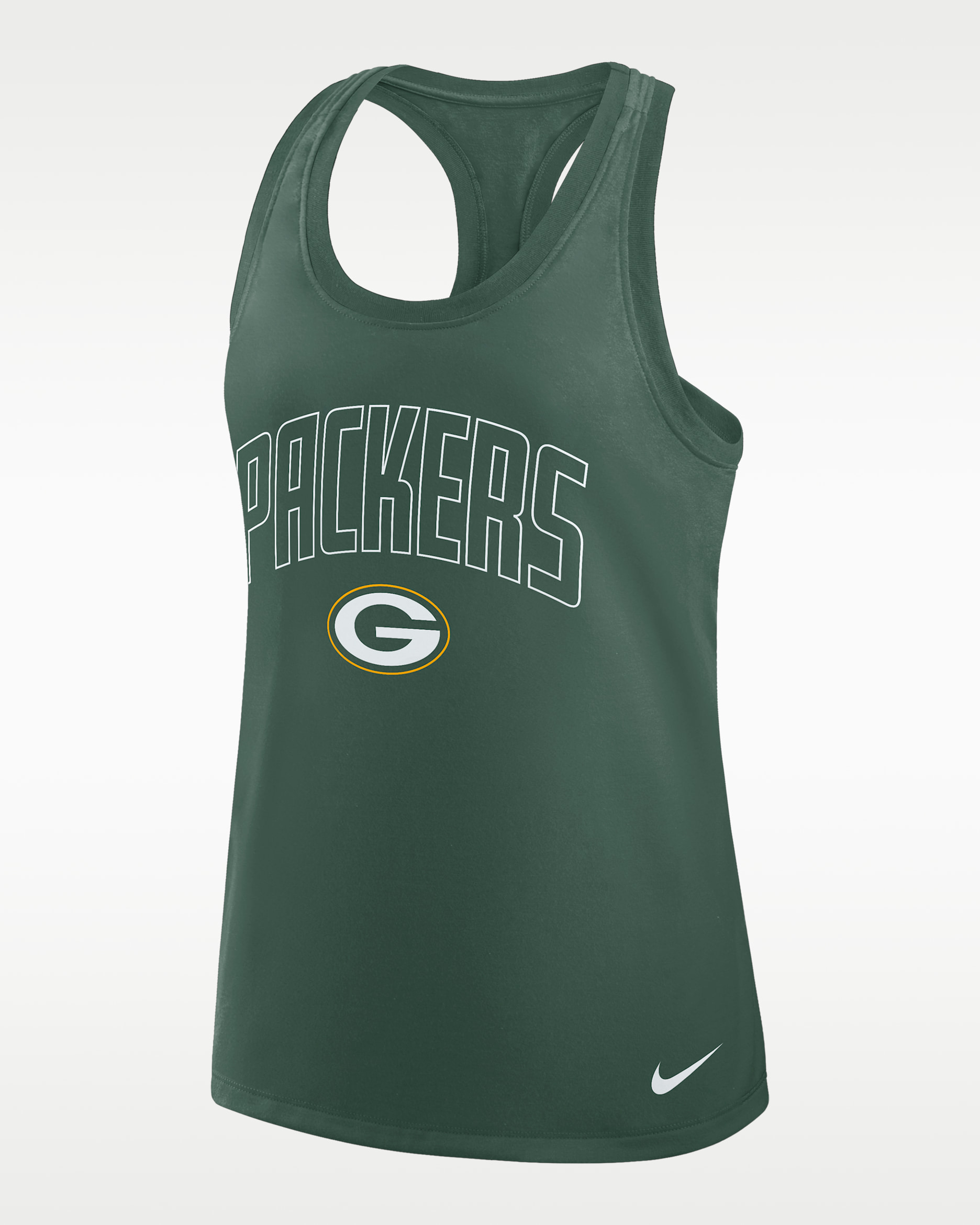 Green Bay Packers Primetime Women's Nike Dri-FIT NFL Racerback Tank Top - Green
