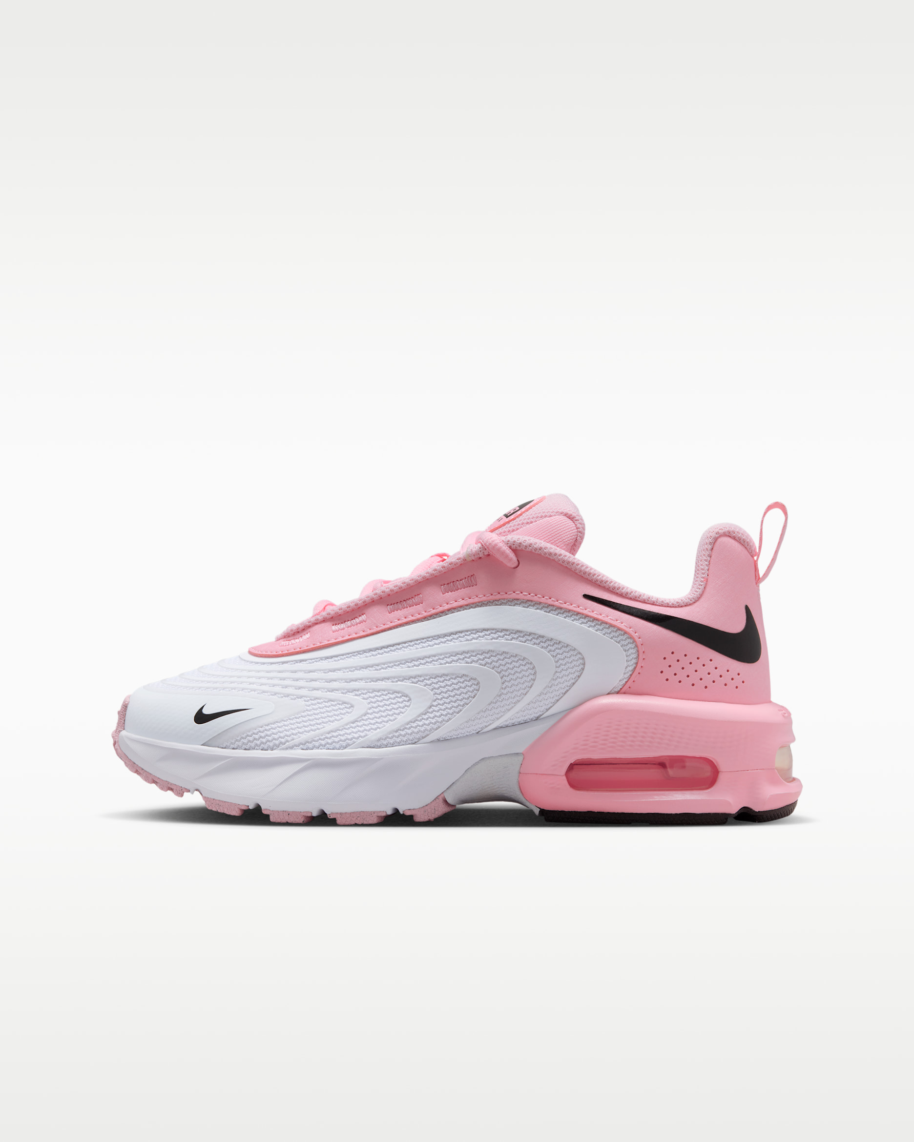 Nike Air Max Fire Big Kids' Shoes - White/Medium Soft Pink/Black