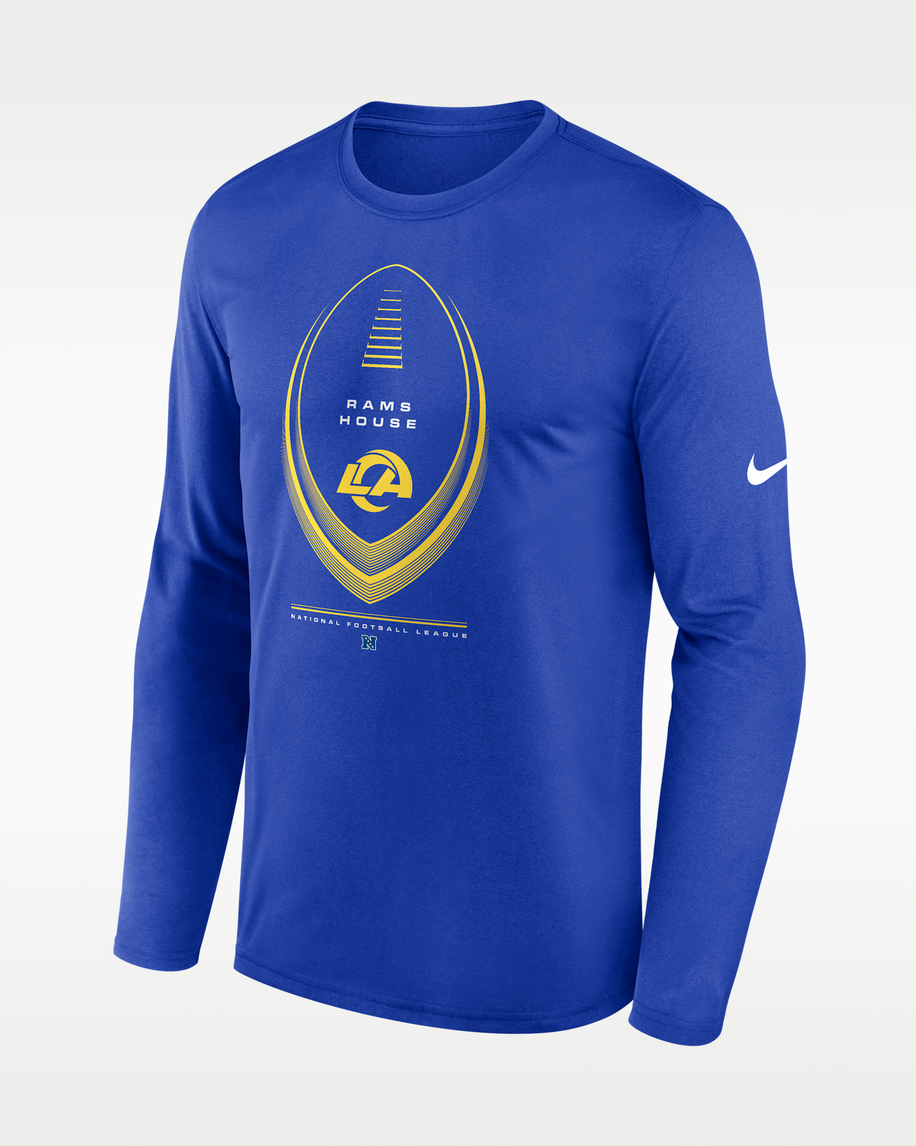 Los Angeles Rams Legend Icon Men's Nike Dri-FIT NFL Long-Sleeve T-Shirt - Royal