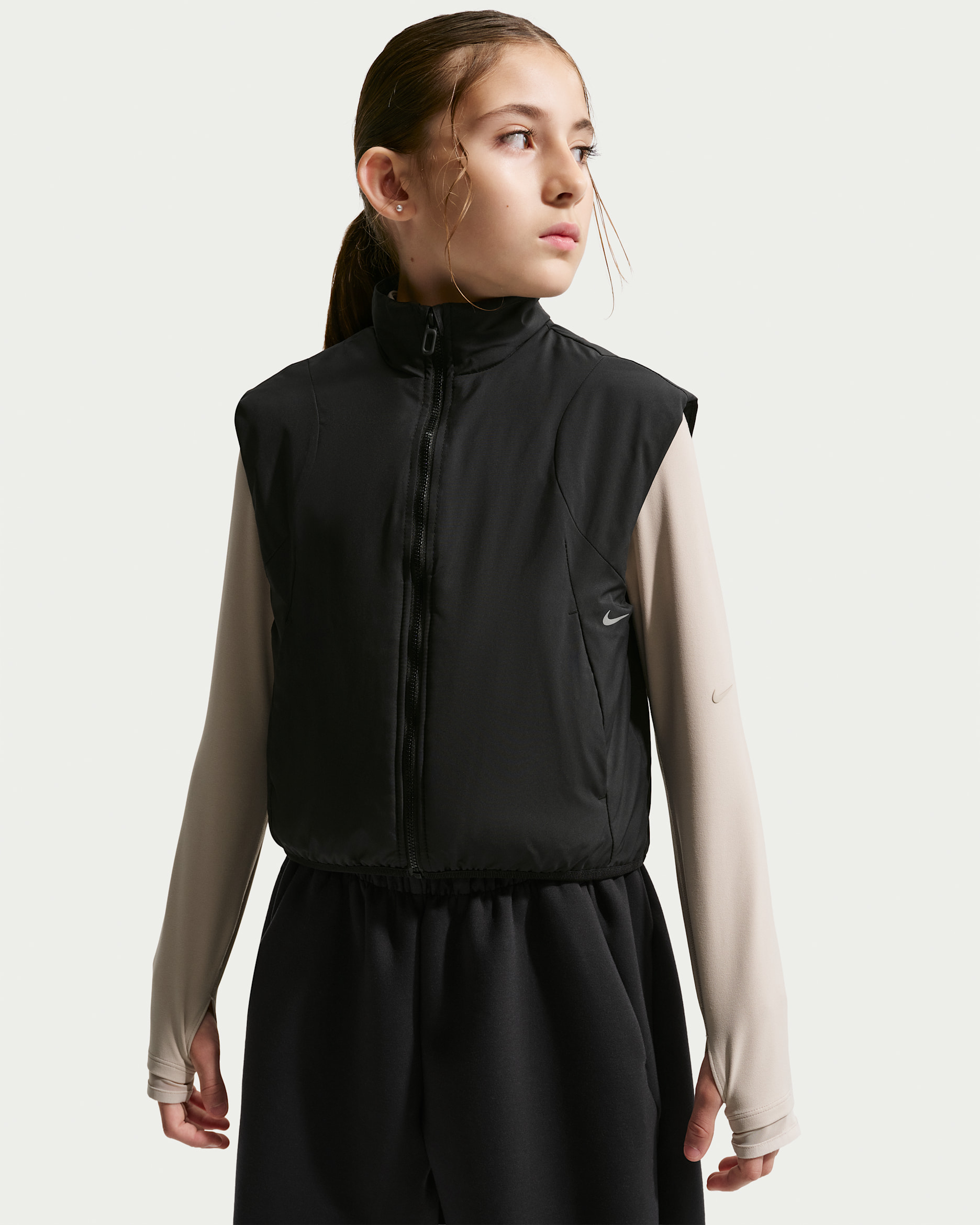 Nike Mavn Girls' STORM-FIT Vest - Black