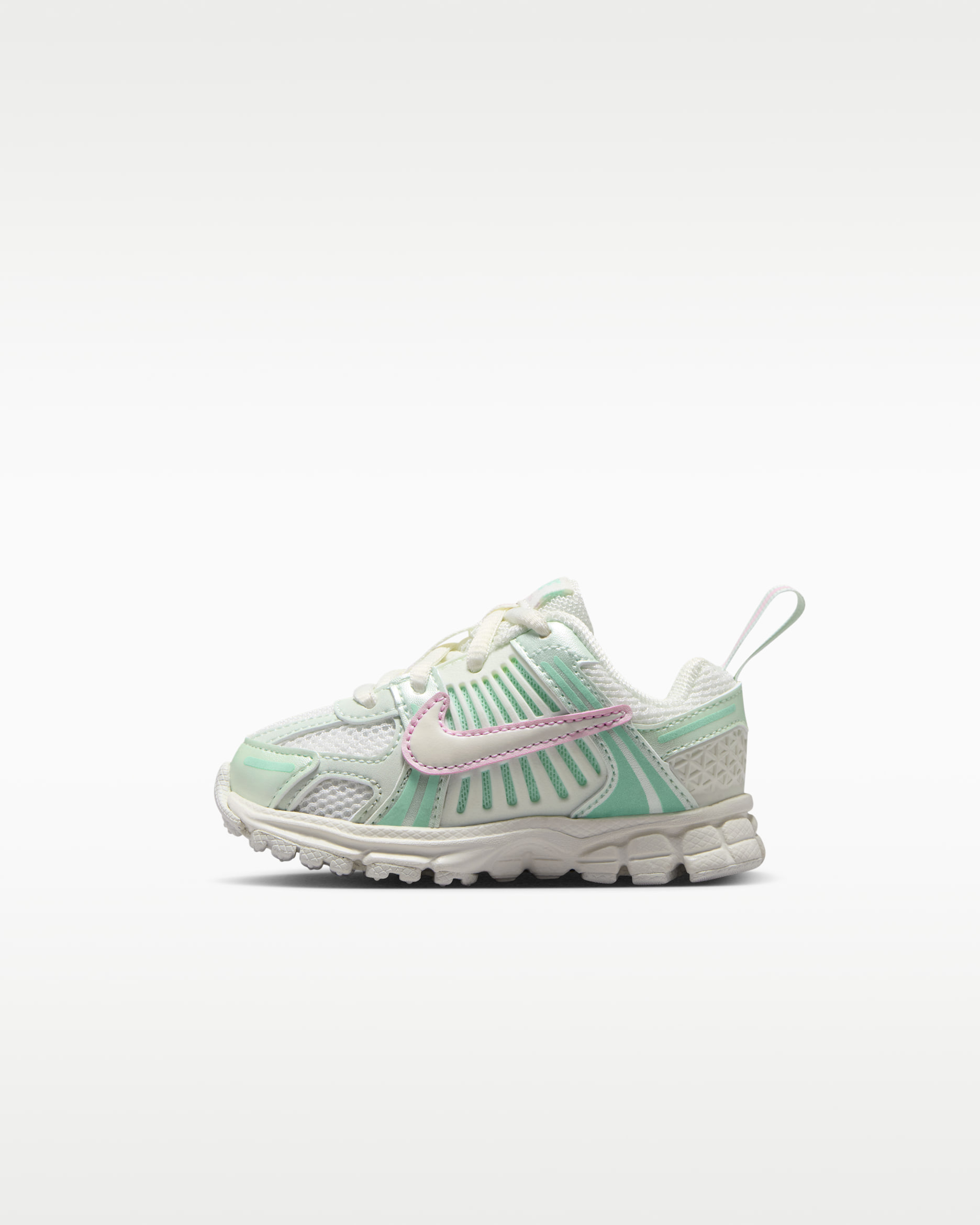 Nike Vomero 5 Baby/Toddler Shoes (Classic Laces) - Sail/Pink Foam/Arctic Green/Sail