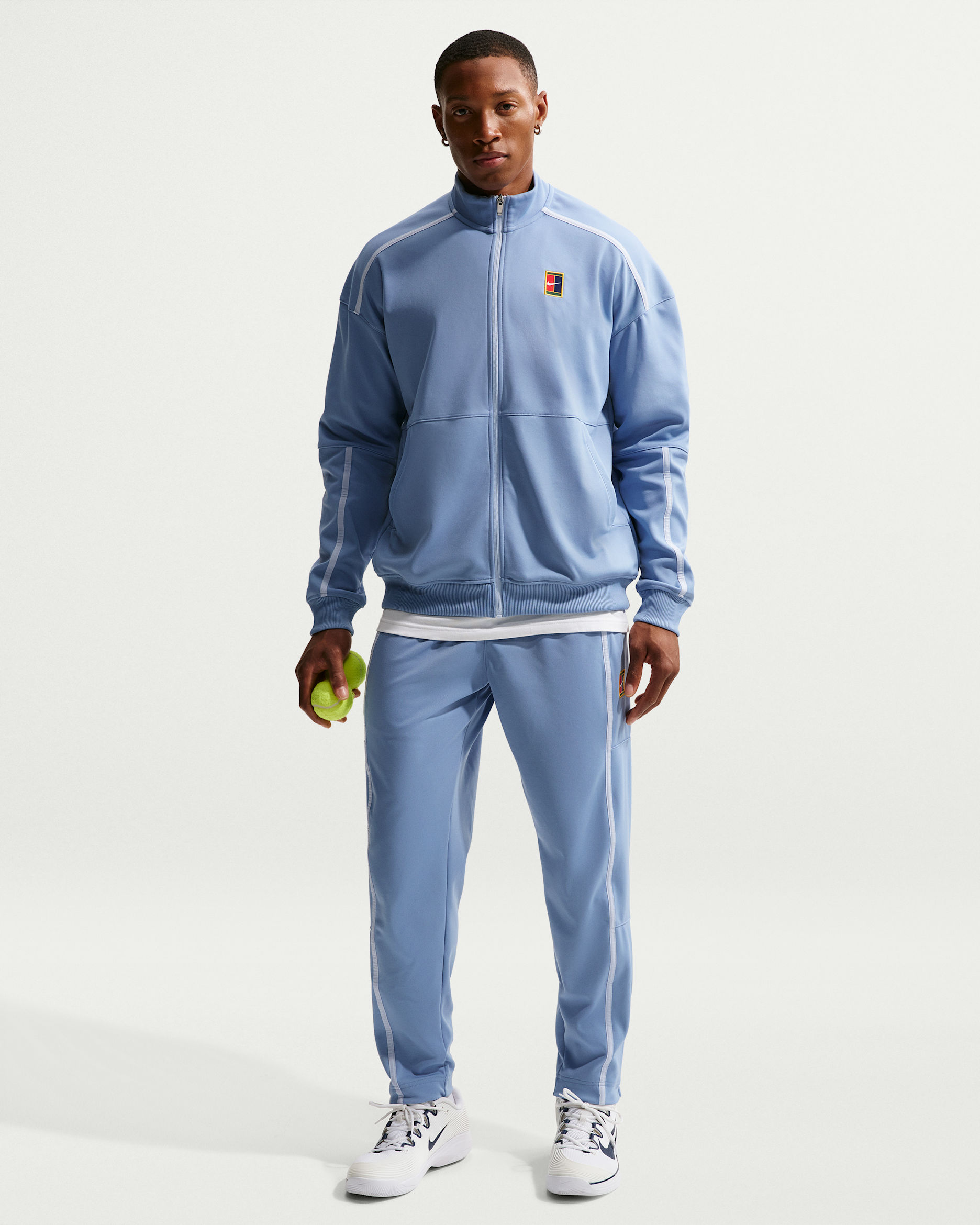 NikeCourt Heritage Men's Tennis Trousers - Work Blue