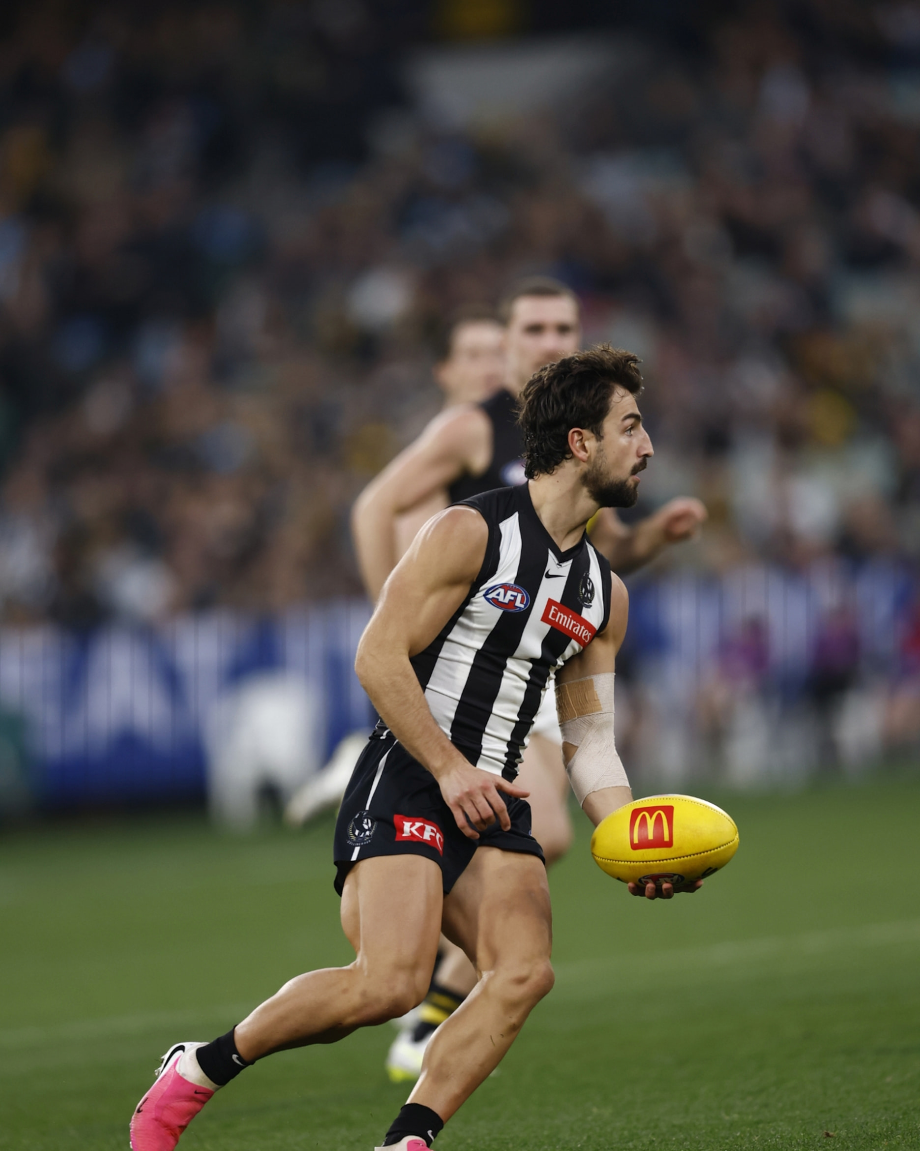 Collingwood F.C. AFL 2026 Stadium Home Nike AFL Replica Jersey - Black/White