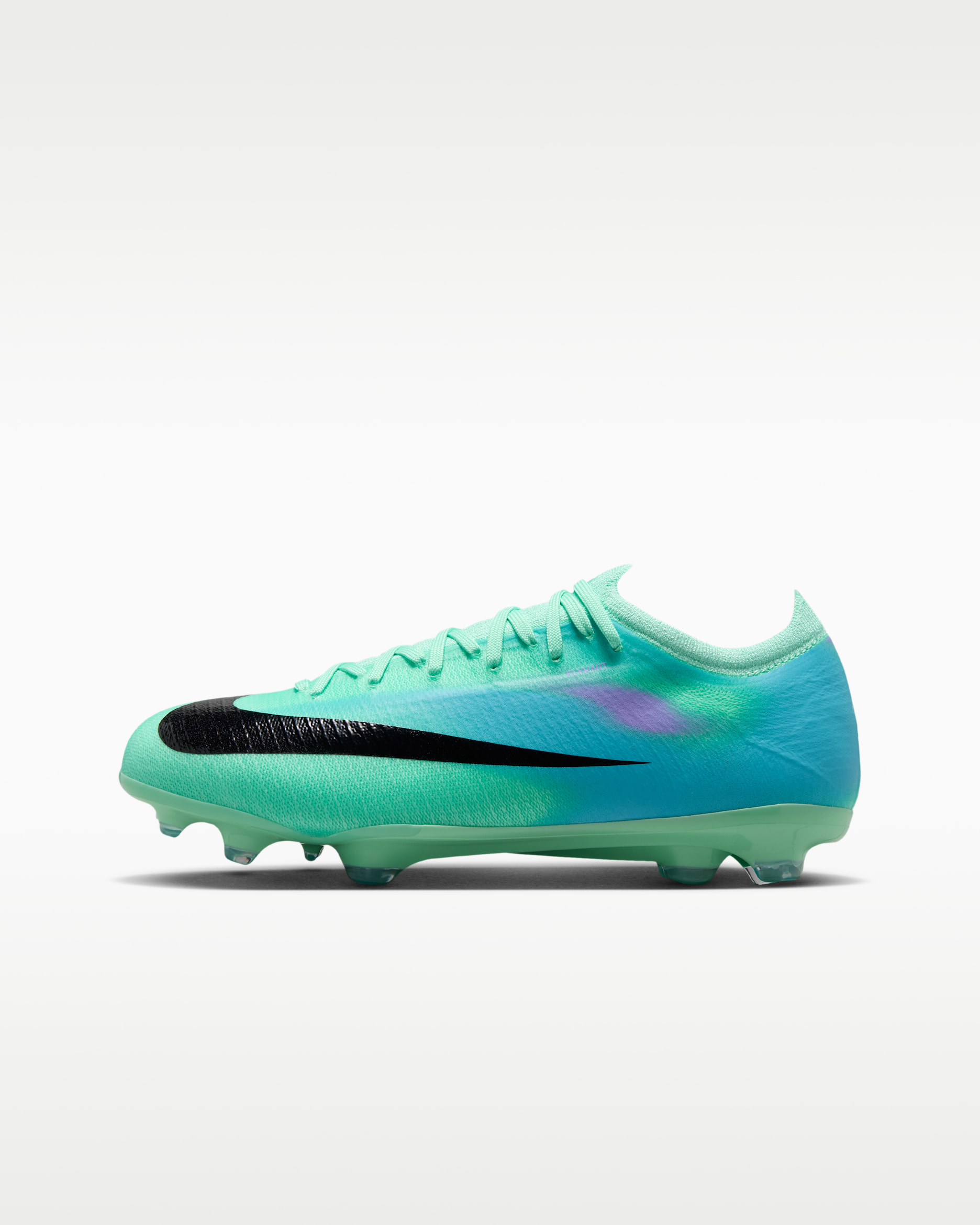 Nike Jr. Mercurial Vapor 17 Pro 'Sam Kerr' Older Kids' Firm-Ground Low-Top Football Boots - Green Glow/Fuchsia Dream/Lagoon Pulse/Black