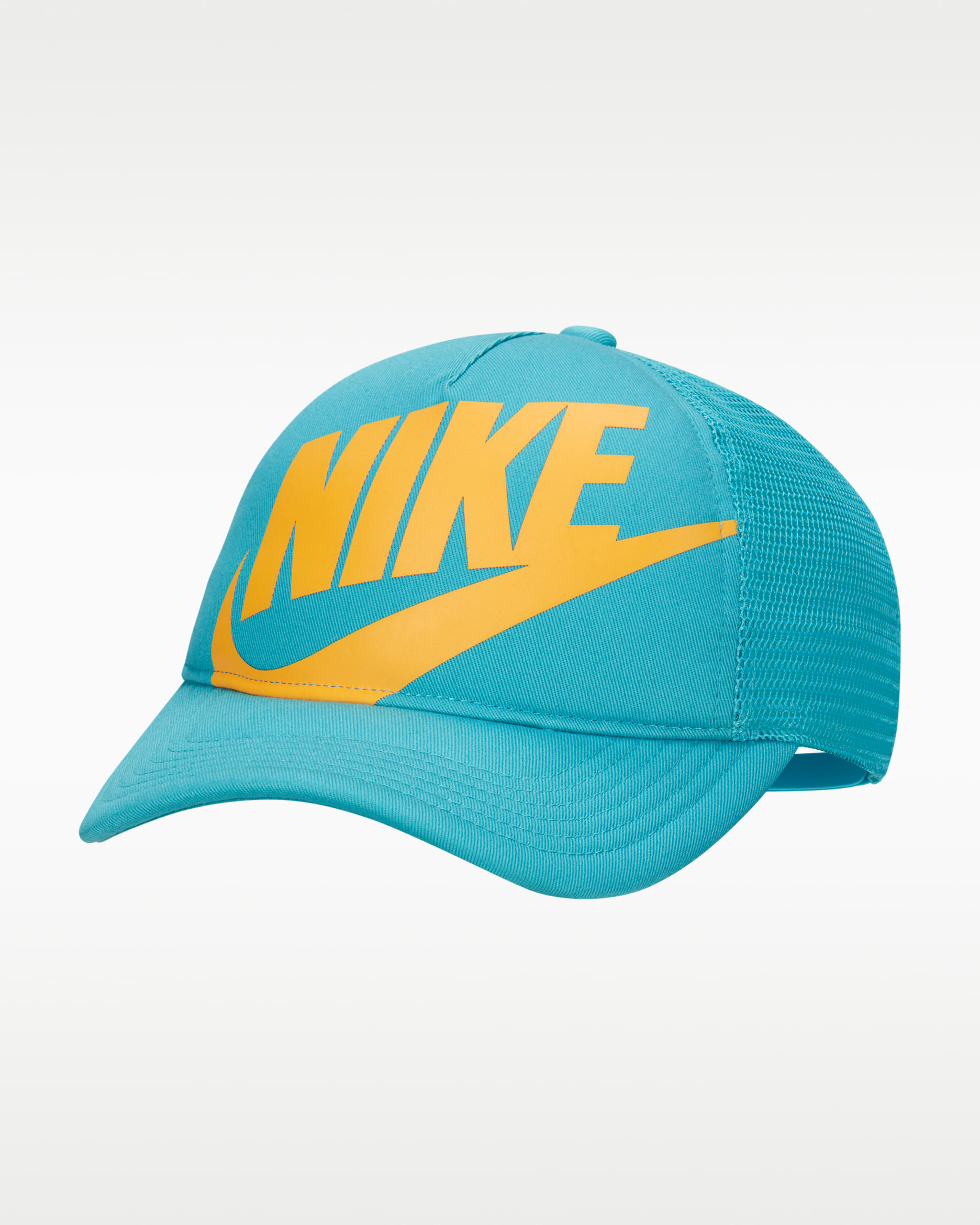 Nike Rise Kids' Structured Trucker Cap - Teal Nebula/Sundial