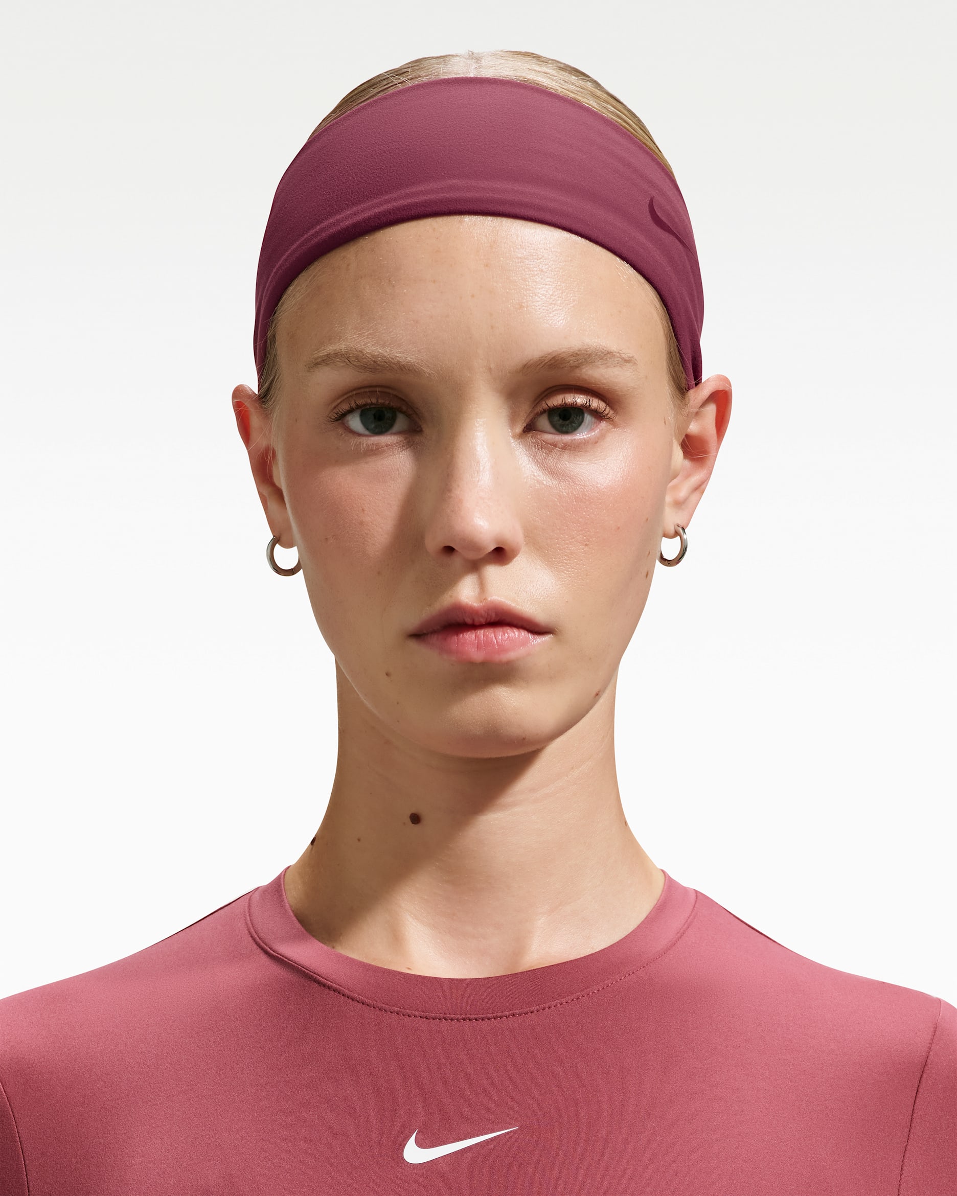 Banda para la cabeza Dri-FIT Nike Fury Elevate - Rosa humo/Rosa humo