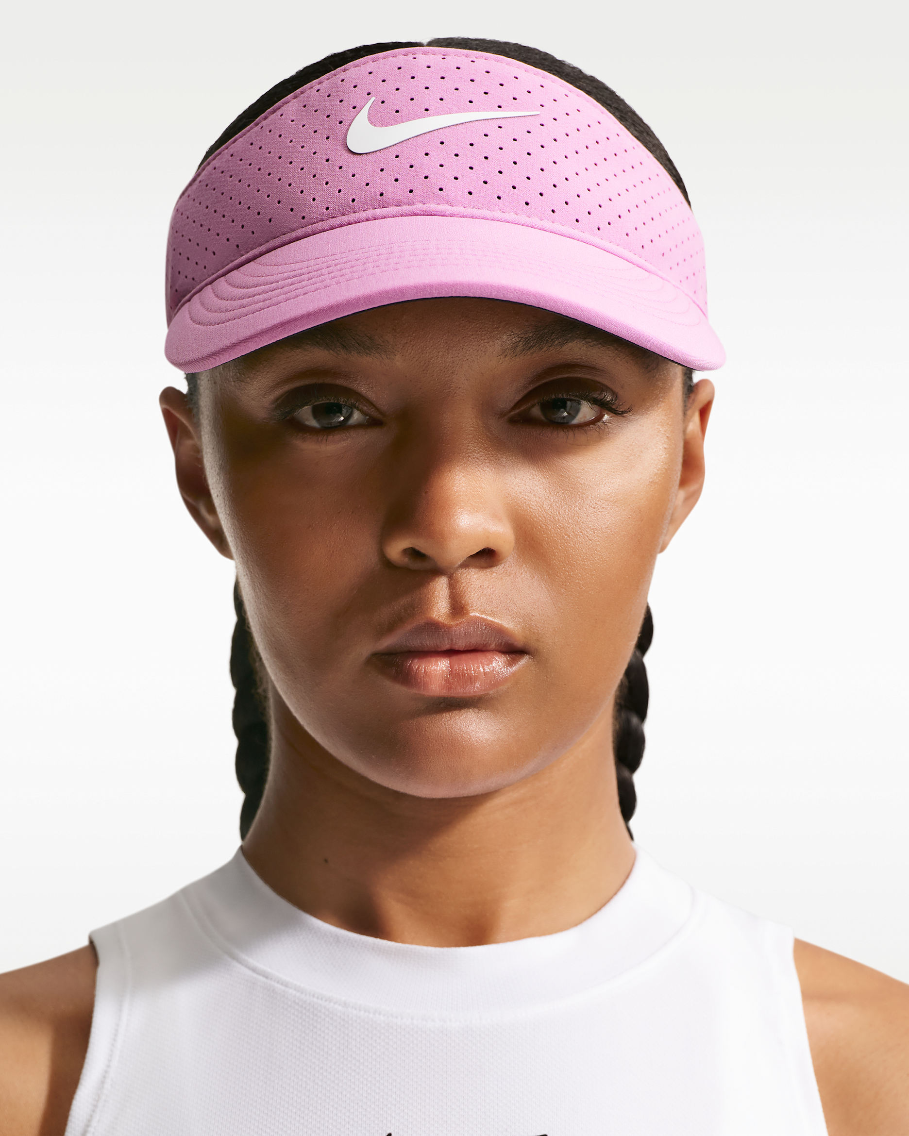 Visera Nike Dri-FIT ADV Ace - Magenta claro/Antracita/Blanco