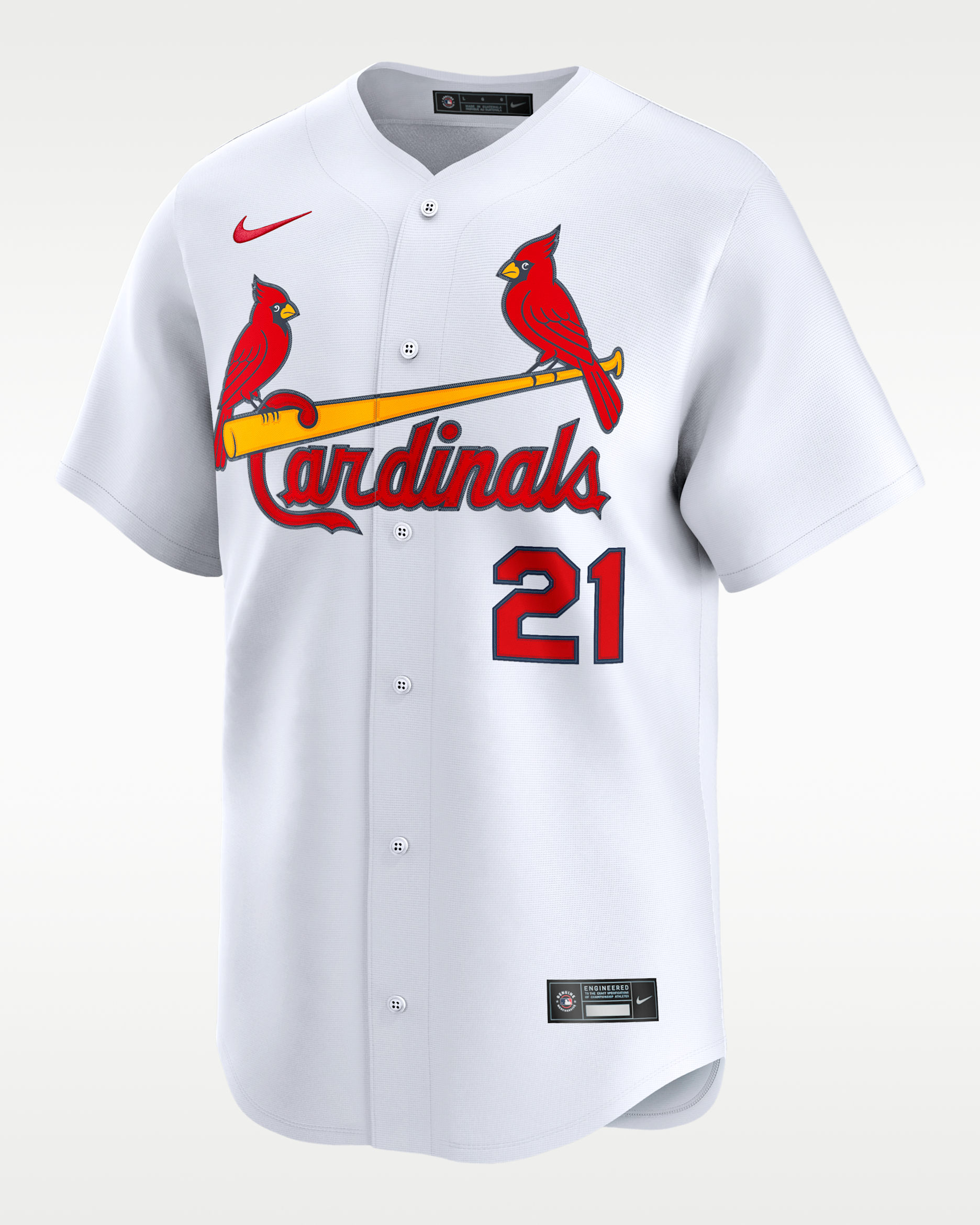 Lars Nootbaar St. Louis Cardinals Men's Nike Dri-FIT ADV MLB Limited Jersey - White