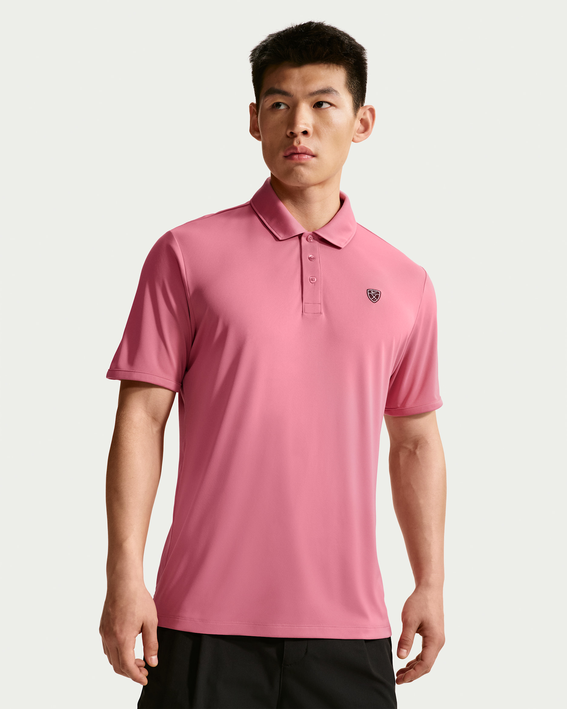 나이키 파 남성 드라이 핏 골프 폴로 - 피어니/화이트