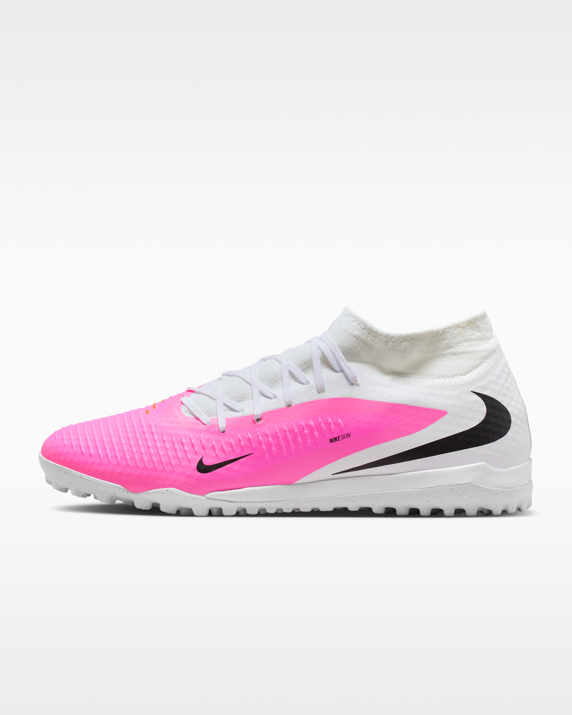 Tacos de futbol para pasto sintético (turf) Nike Phantom 6 High Academy - Multicolor/Negro
