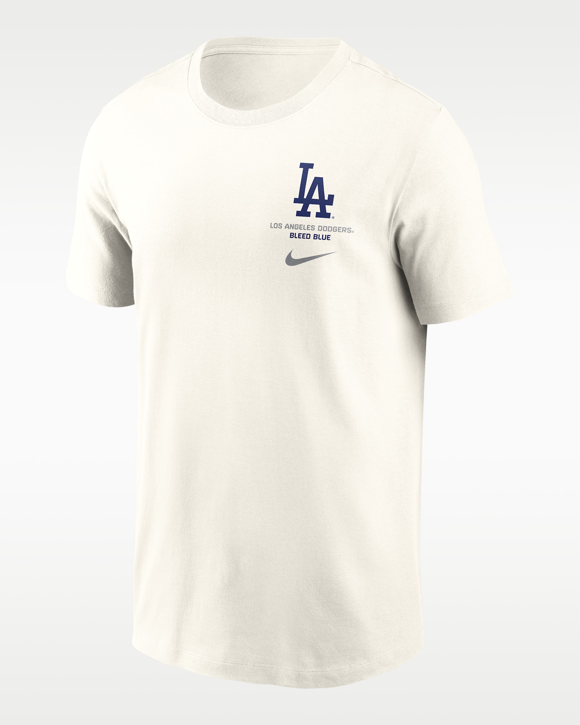 Los Angeles Dodgers 2-Hit Men's Nike MLB T-Shirt - Cream