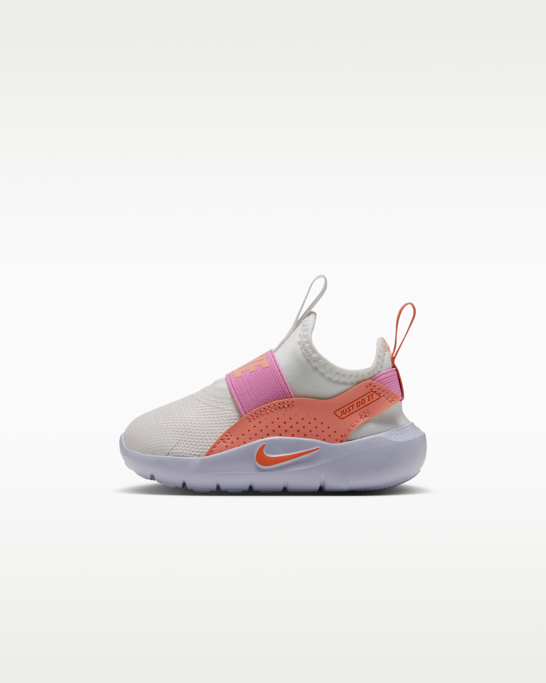 Nike Flex Runner 4 Baby/Toddler Shoes - Sail/Crimson Bliss/Palest Purple/Safety Orange