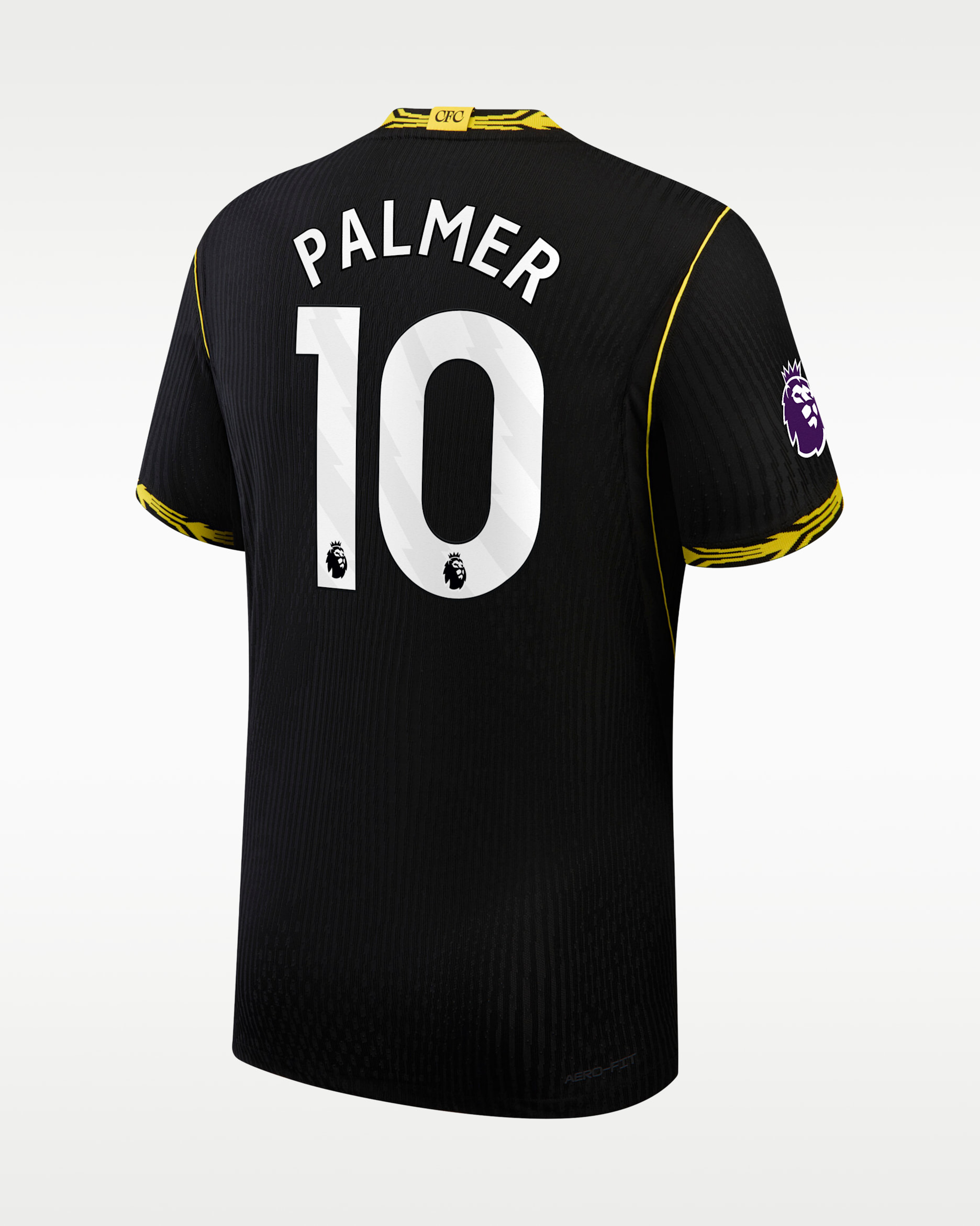 Cole Palmer Chelsea 2026/27 Match Away Men's Nike Aero-FIT Soccer Jersey - Black