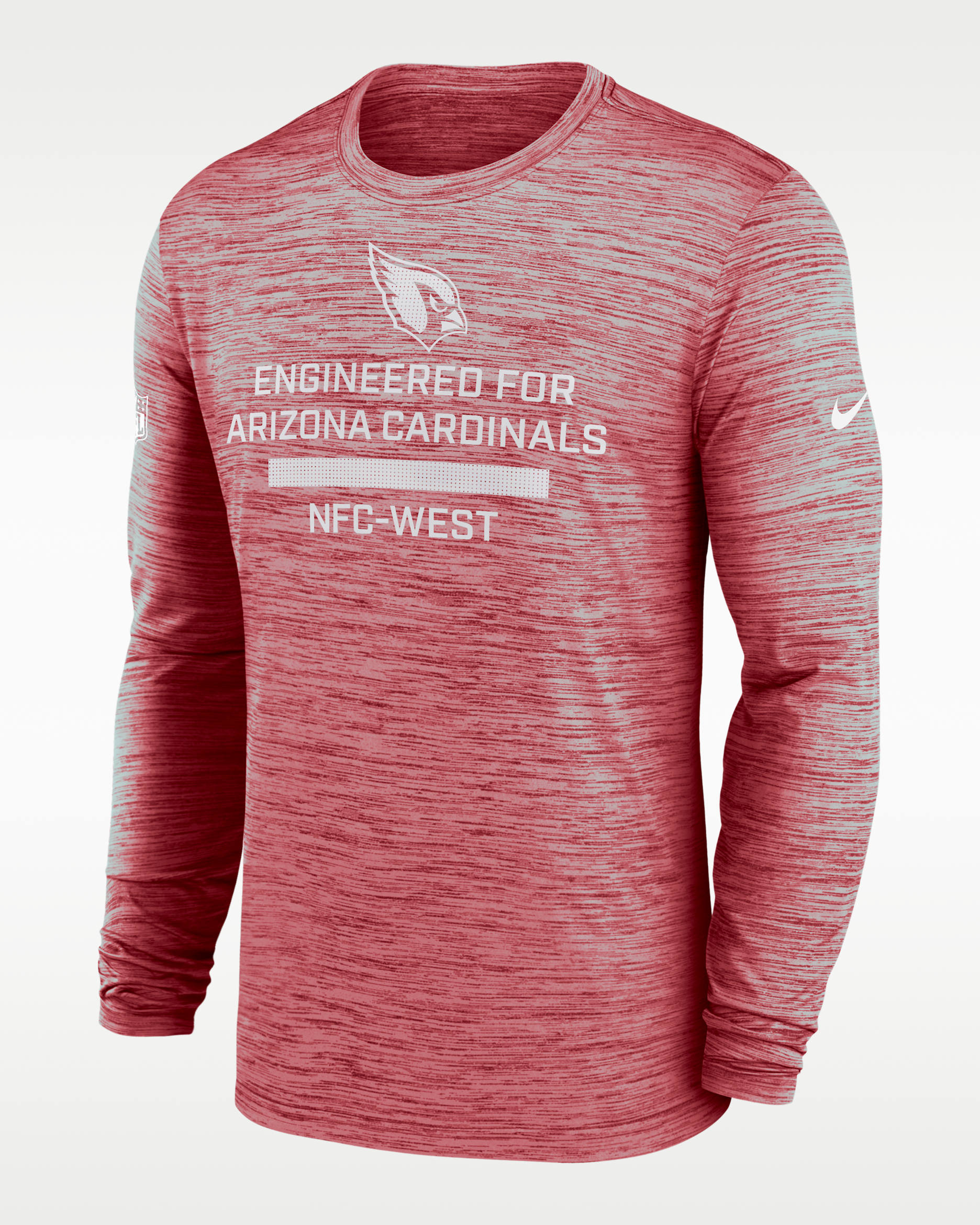 Playera de manga larga Nike Dri-FIT de la NFL para hombre Arizona Cardinals Sideline Team Issue Velocity - Rojo
