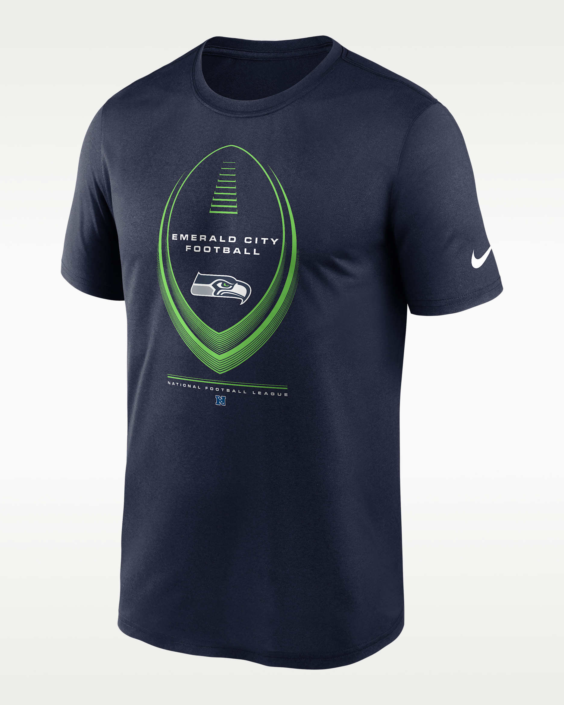 Seattle Seahawks Legend Icon Men's Nike Dri-FIT NFL T-Shirt - Navy
