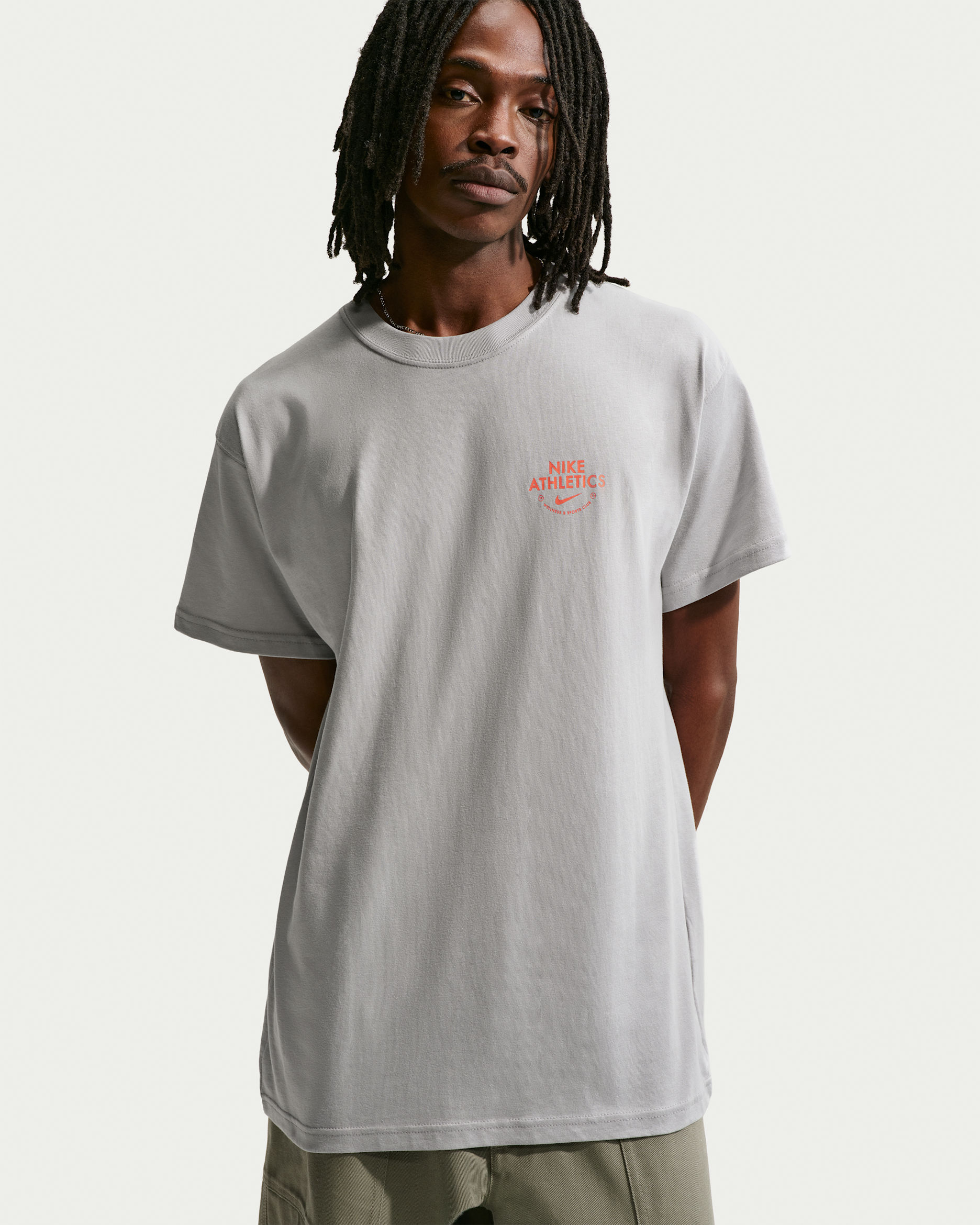 T-shirt Nike Sportswear – Uomo - Light Smoke Grey