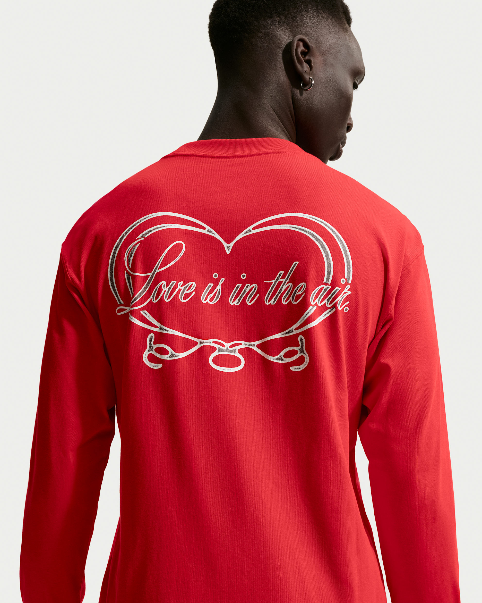 Nike Sportswear Long-Sleeve T-Shirt - University Red