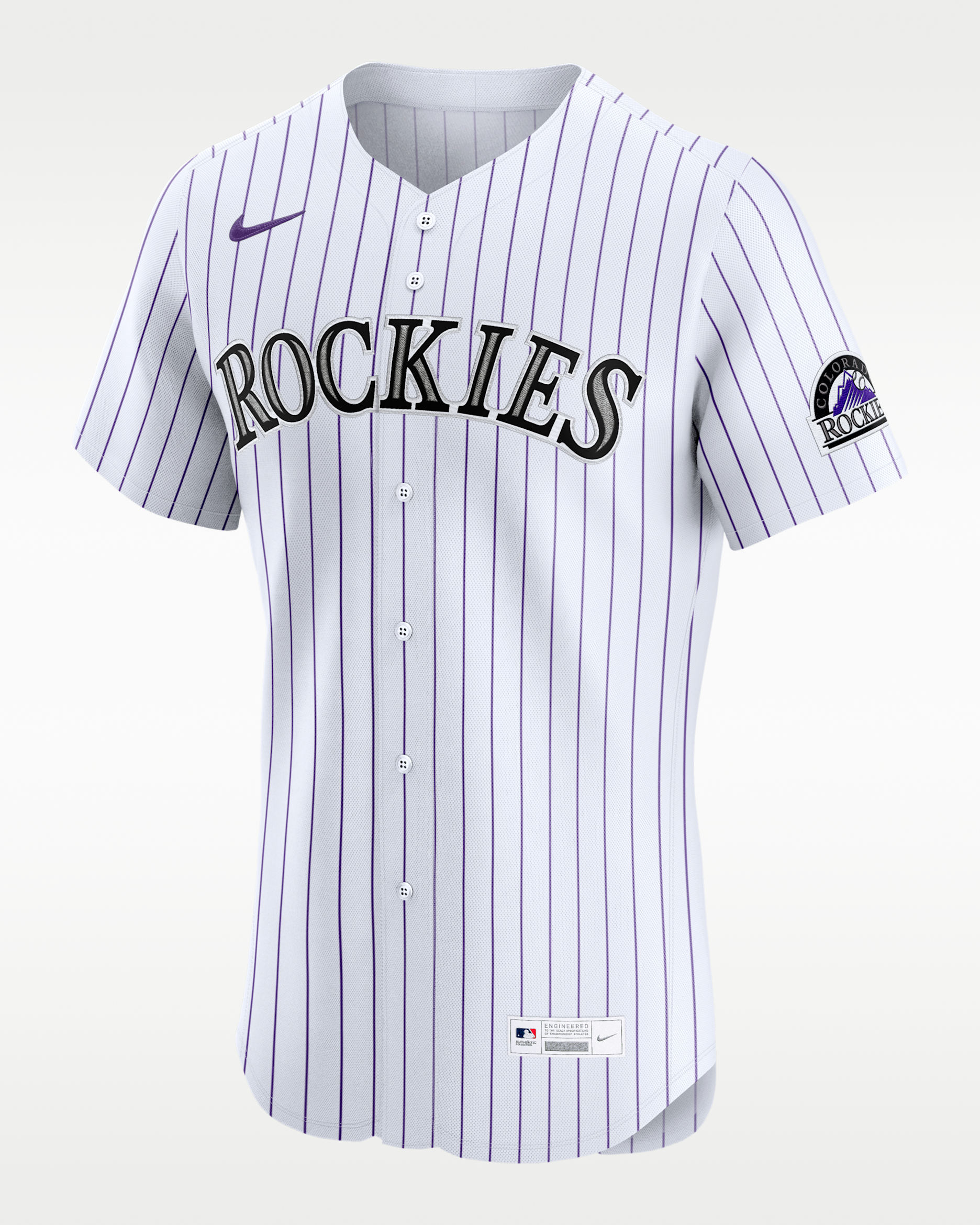 Colorado Rockies Men's Nike Dri-FIT ADV MLB Elite Jersey - White