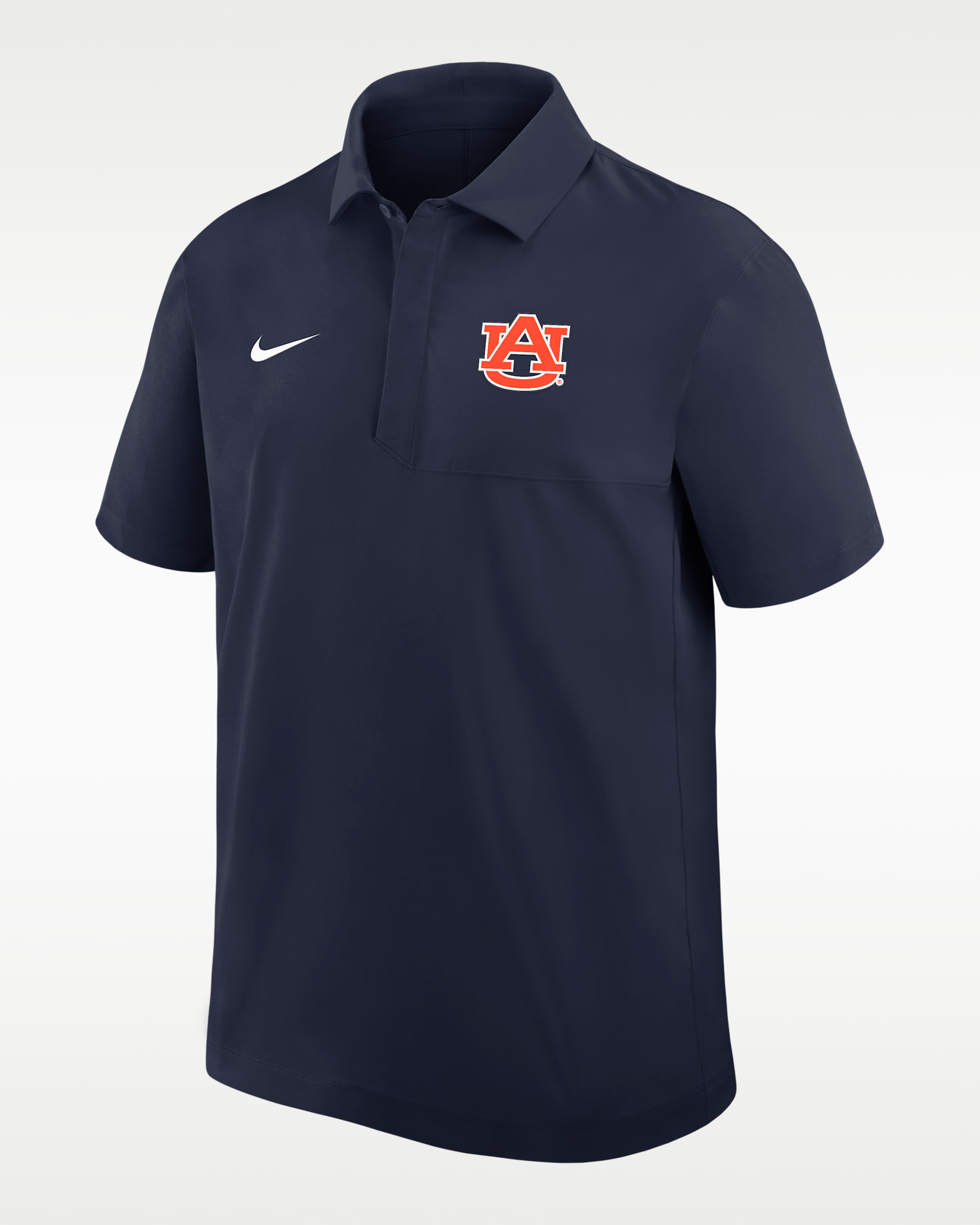 Polo universitario Nike Dri-FIT para hombre Auburn - Azul marino