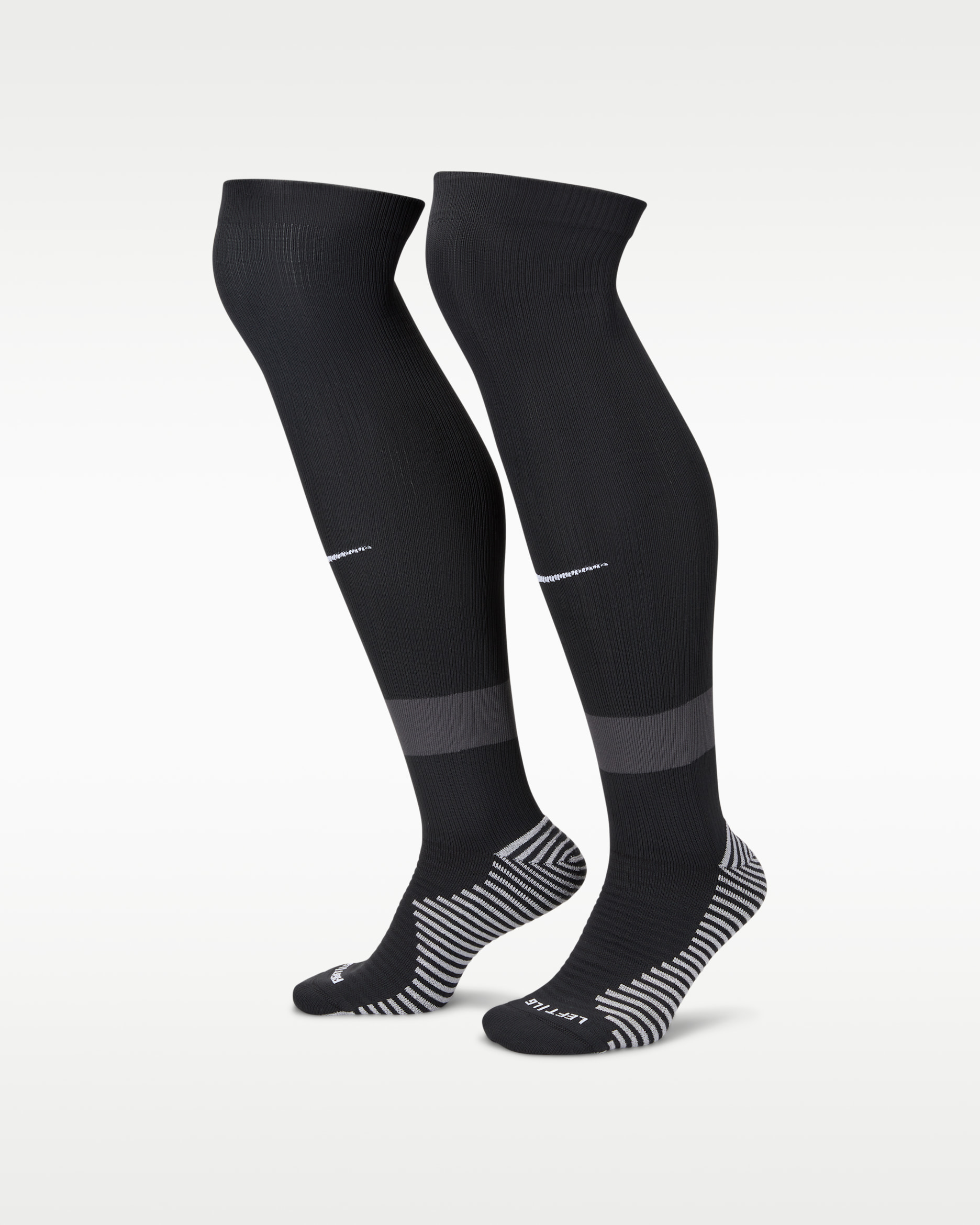 Calcetines de fútbol hasta la rodilla Nike Strike - Negro/Antracita/Blanco